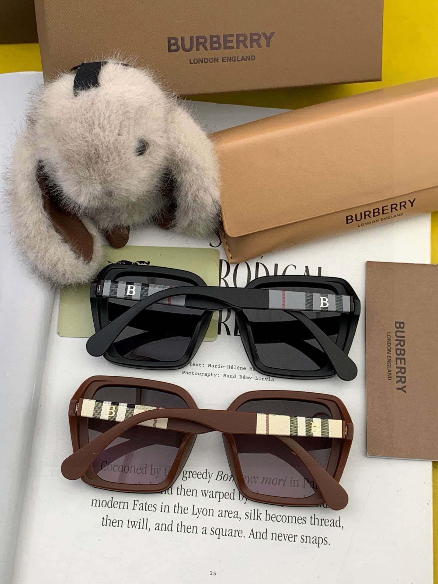 【偏光系列太阳镜】🎈原版出货 巴宝莉网红超爆款💙经典奢华全球风[强][酷][亲亲] 时尚方框太阳镜[得意