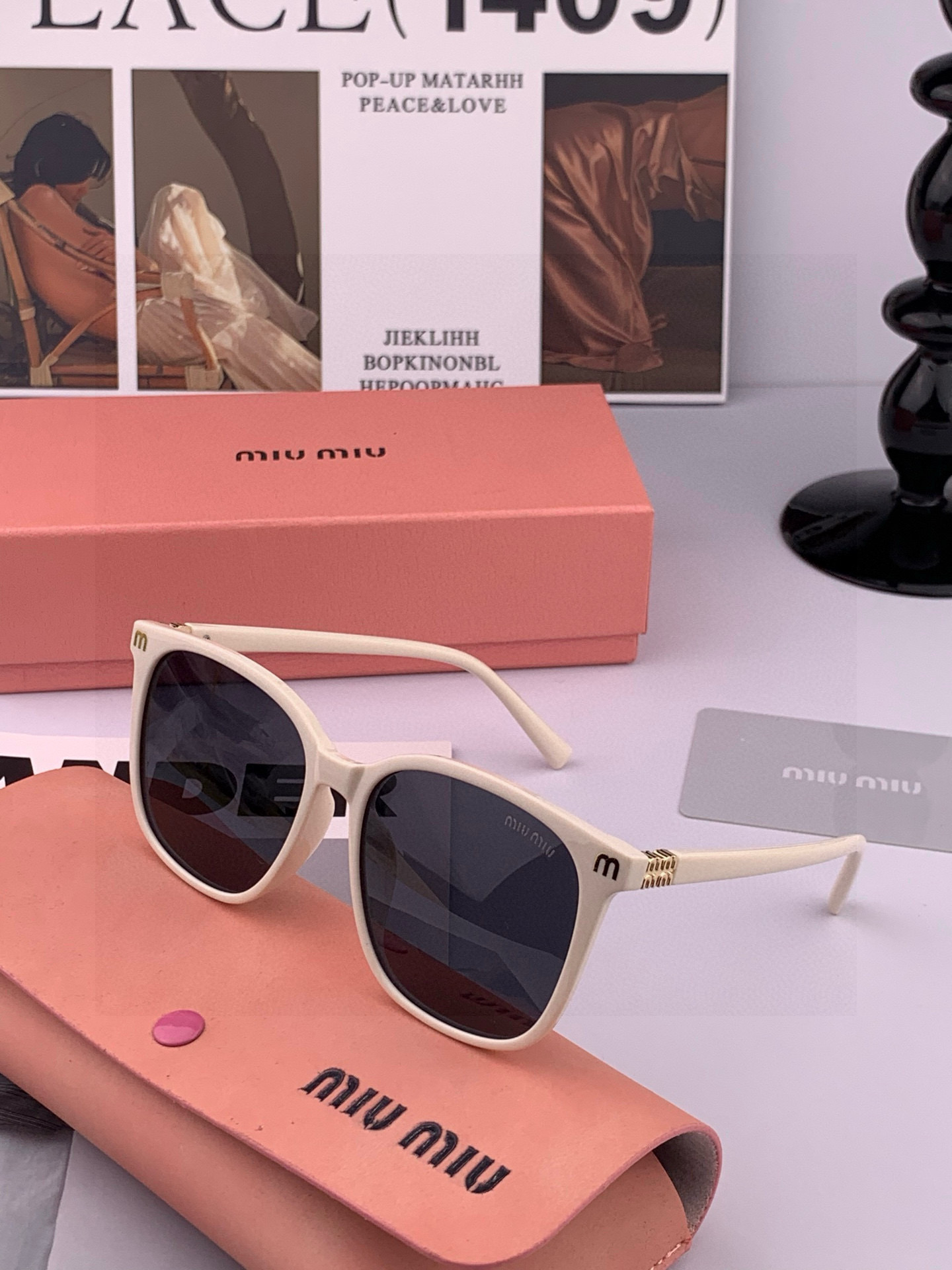 MIUMIU/缪缪🖇🖇2025🌟闪耀新款璀璨登台 ❤❤太阳镜潮品 精致个性设计简约时尚 专柜品质值得拥有