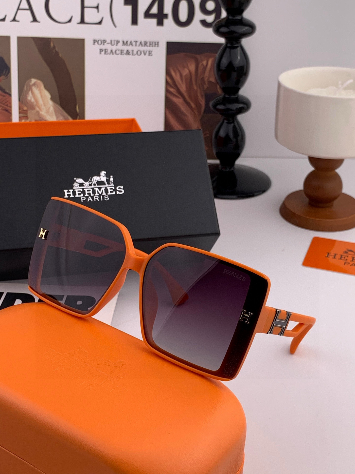 【偏光系列太阳镜】HERMES 爱马仕 🎈原版出货 网红超爆款💙经典奢华全球风[强][酷][亲亲] 时尚