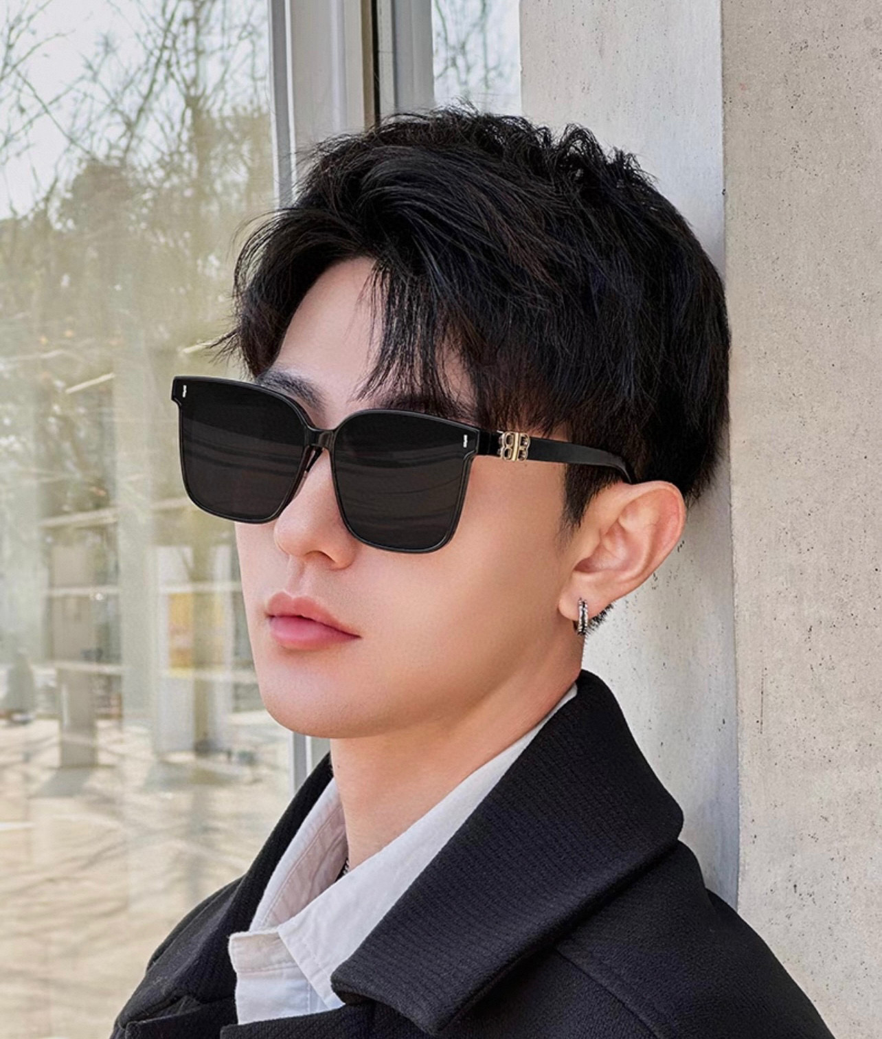 🎈原版出货 巴宝莉网红超爆款💙经典奢华全球风[强][酷][亲亲] 时尚方框太阳镜[得意] 气质非凡😄 经