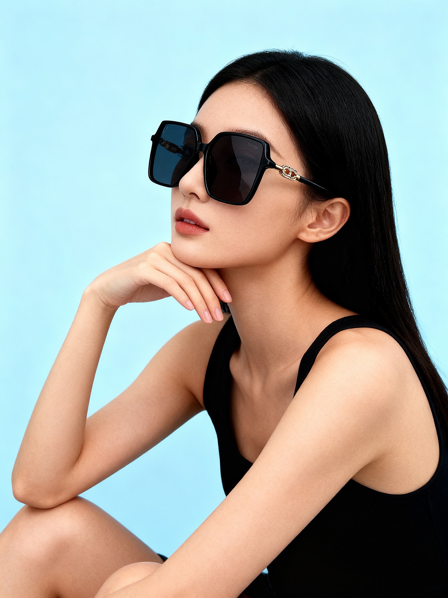 🔺 【DIOR】2025开春新款 潮流爆款 时尚圆框偏光太阳镜 高品质 佩戴舒适 网红潮款墨镜 女士高清