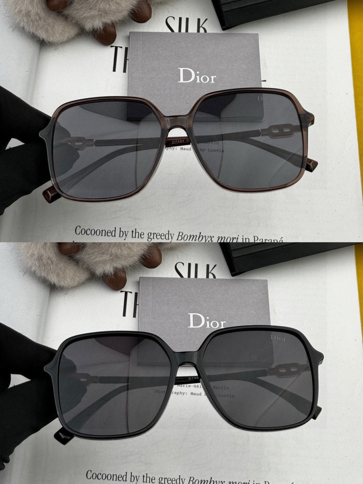 🔺 【DIOR】2025开春新款 潮流爆款 时尚圆框偏光太阳镜 高品质 佩戴舒适 网红潮款墨镜 女士高清