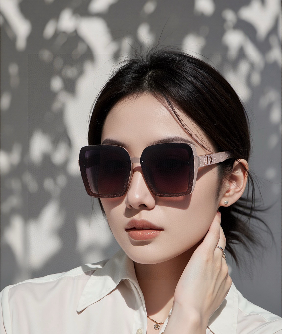 🔺 【DIOR-迪奥】2025开春新款 潮流爆款 时尚方框偏光太阳镜 高品质 佩戴舒适 网红潮款墨镜 型