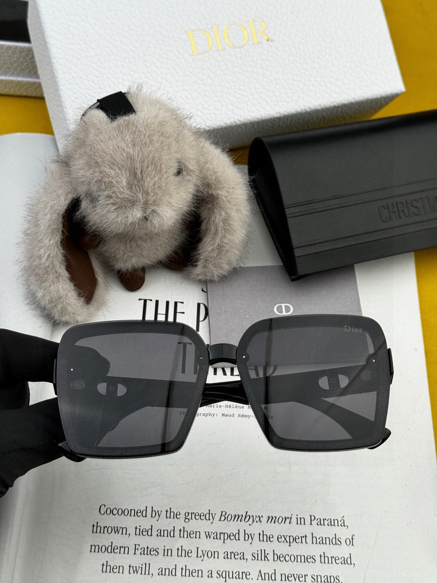 🔺 【DIOR-迪奥】2025开春新款 潮流爆款 时尚方框偏光太阳镜 高品质 佩戴舒适 网红潮款墨镜 型
