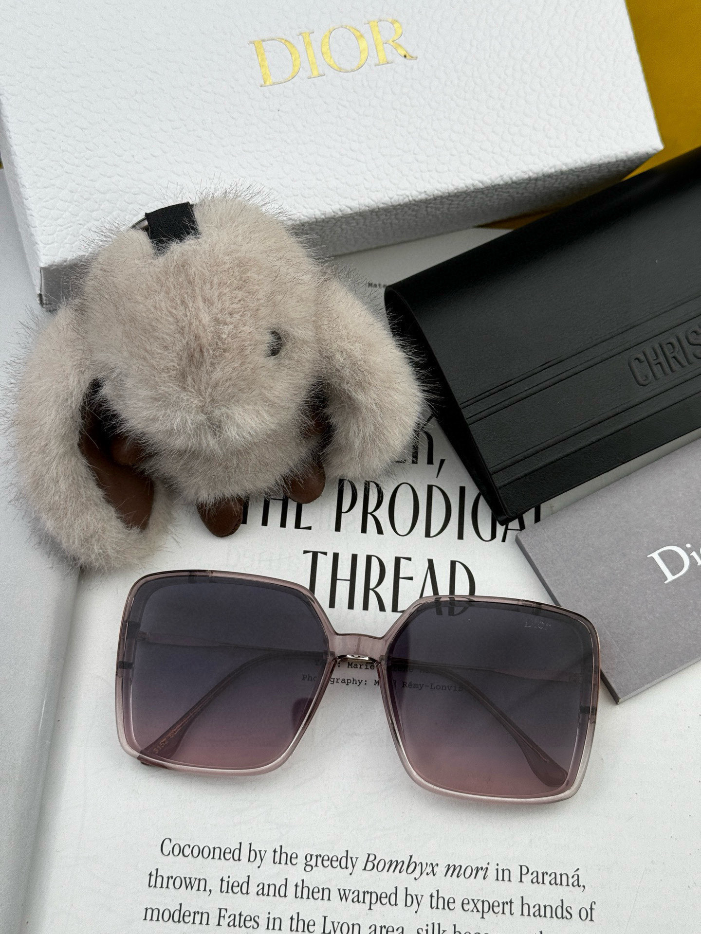 🔺 【DIOR-迪奥】2025开春新款 潮流爆款 时尚方框偏光太阳镜 高品质 佩戴舒适 网红潮款墨镜 女