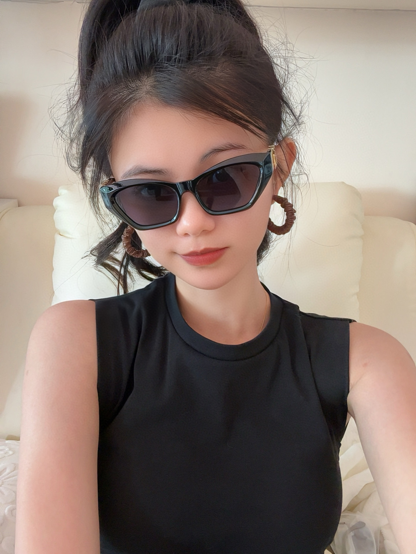 【TR偏光系列】lv大框太阳镜墨镜经典的方框设计，不挑脸型，无论搭配大衣还是连衣裙都非常显气质偏光镜片预