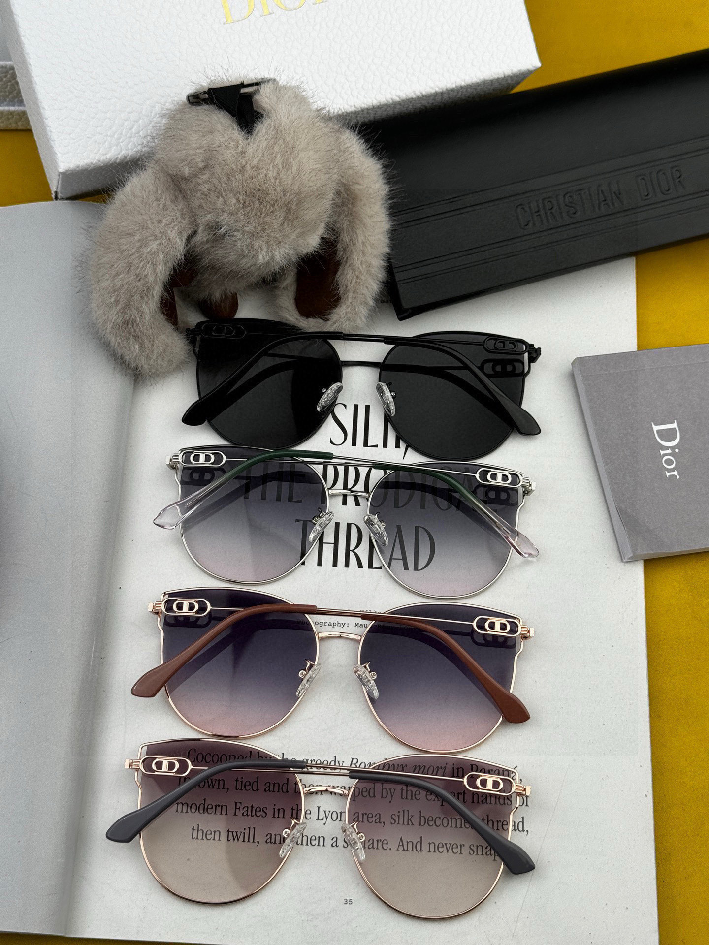 DIOR🌋☔️时尚圆框太阳镜镜片 顶级奢侈品[强] 高品质[胜利][亲亲]🍦🍨 [得意] 气质非凡😄 🍫