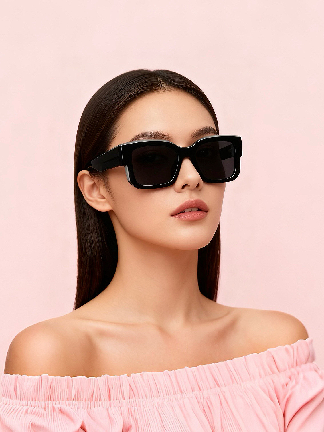 Gucci 经典的小框设计，不挑脸型，无论搭配大衣还是连衣裙都非常显气质尼龙偏光镜片预防紫外线 型号：G