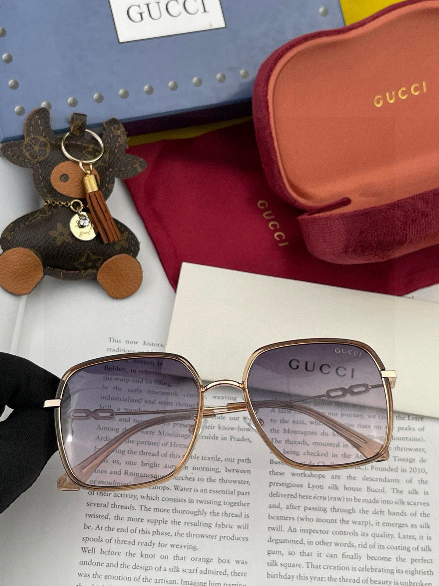 【偏光系列太阳镜】🎈原版出货GUCCI网红超爆款💙经典奢华全球风[强][酷][亲亲] 时尚圆框太阳镜[得