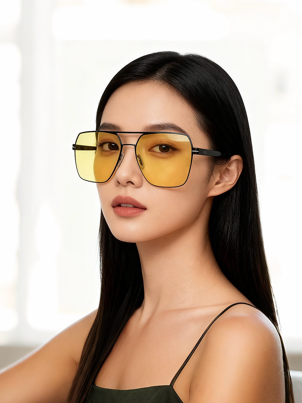 ♦️GUCCI 2025新款男女情侣款太阳镜多边形墨镜iP电镀永不褪色 超轻超有弹性整幅眼镜无螺丝重要的