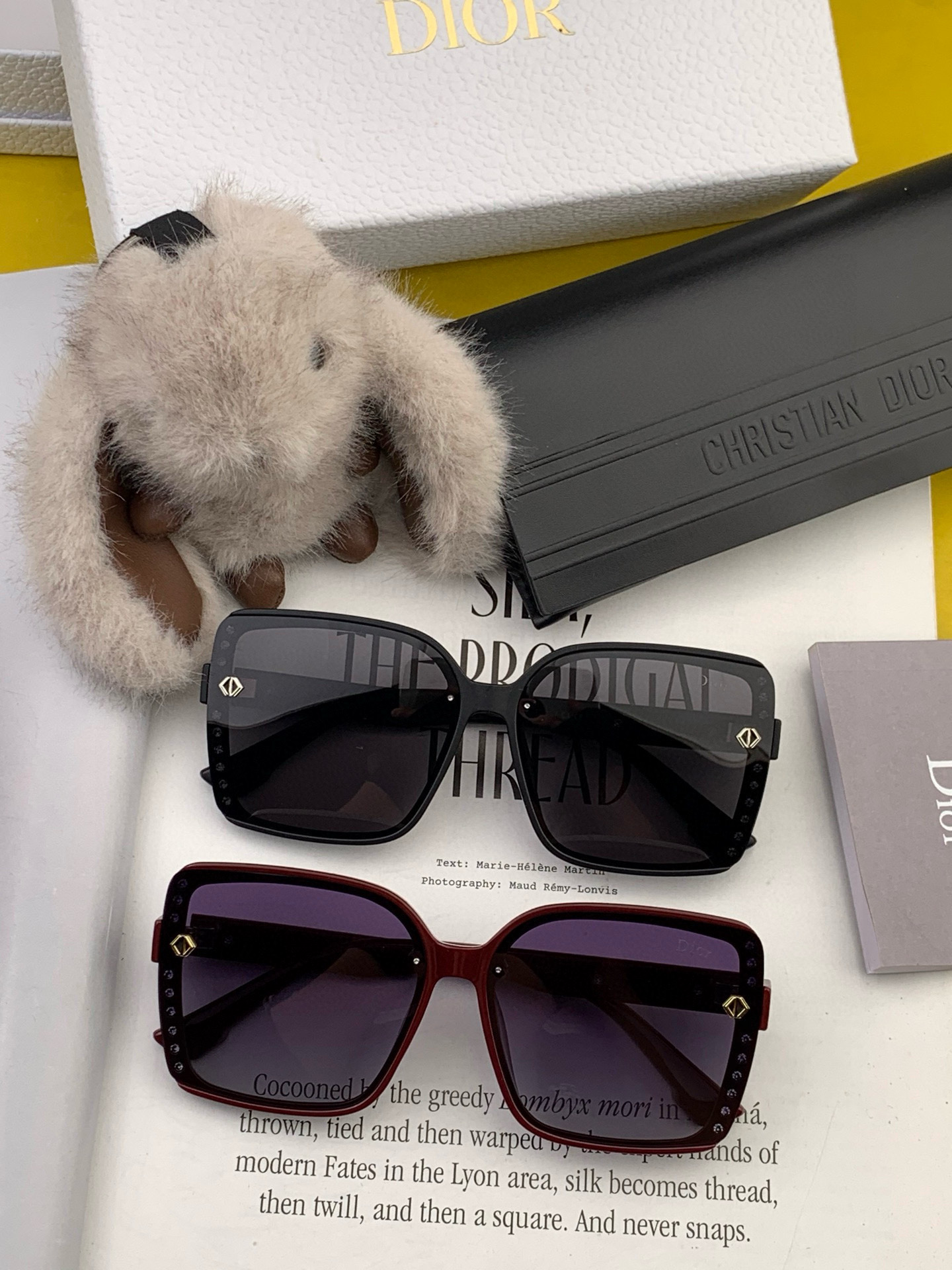 🔺 【DIOR-迪奥】2025开春新款 潮流爆款 时尚方框偏光太阳镜 高品质 佩戴舒适 网红潮款墨镜 型