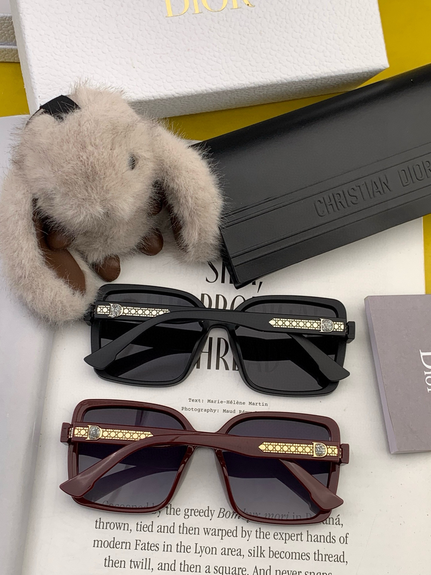 🔺 【DIOR-迪奥】2025开春新款 潮流爆款 时尚方框偏光太阳镜 高品质 佩戴舒适 网红潮款墨镜 型