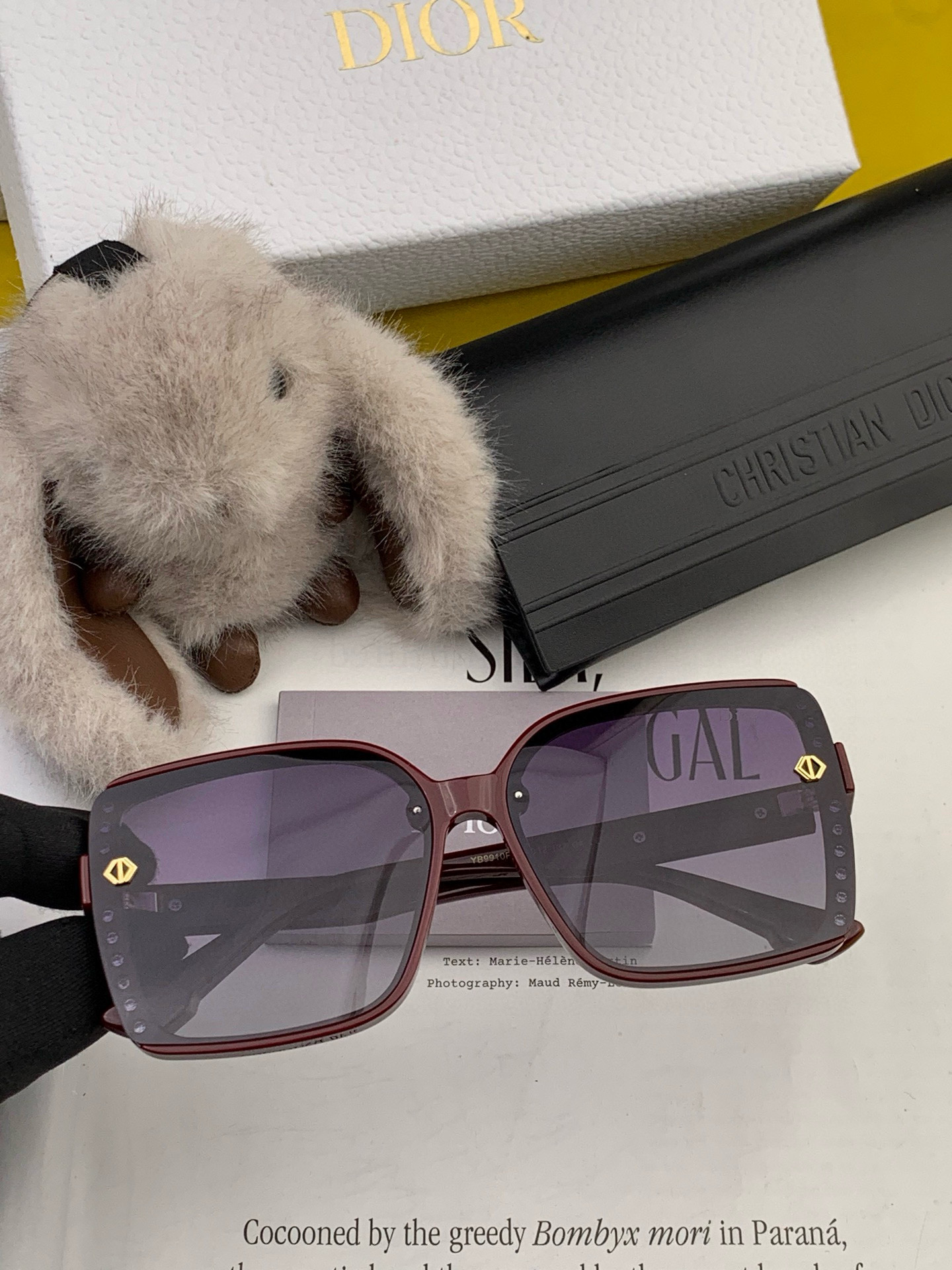 🔺 【DIOR-迪奥】2025开春新款 潮流爆款 时尚方框偏光太阳镜 高品质 佩戴舒适 网红潮款墨镜 型