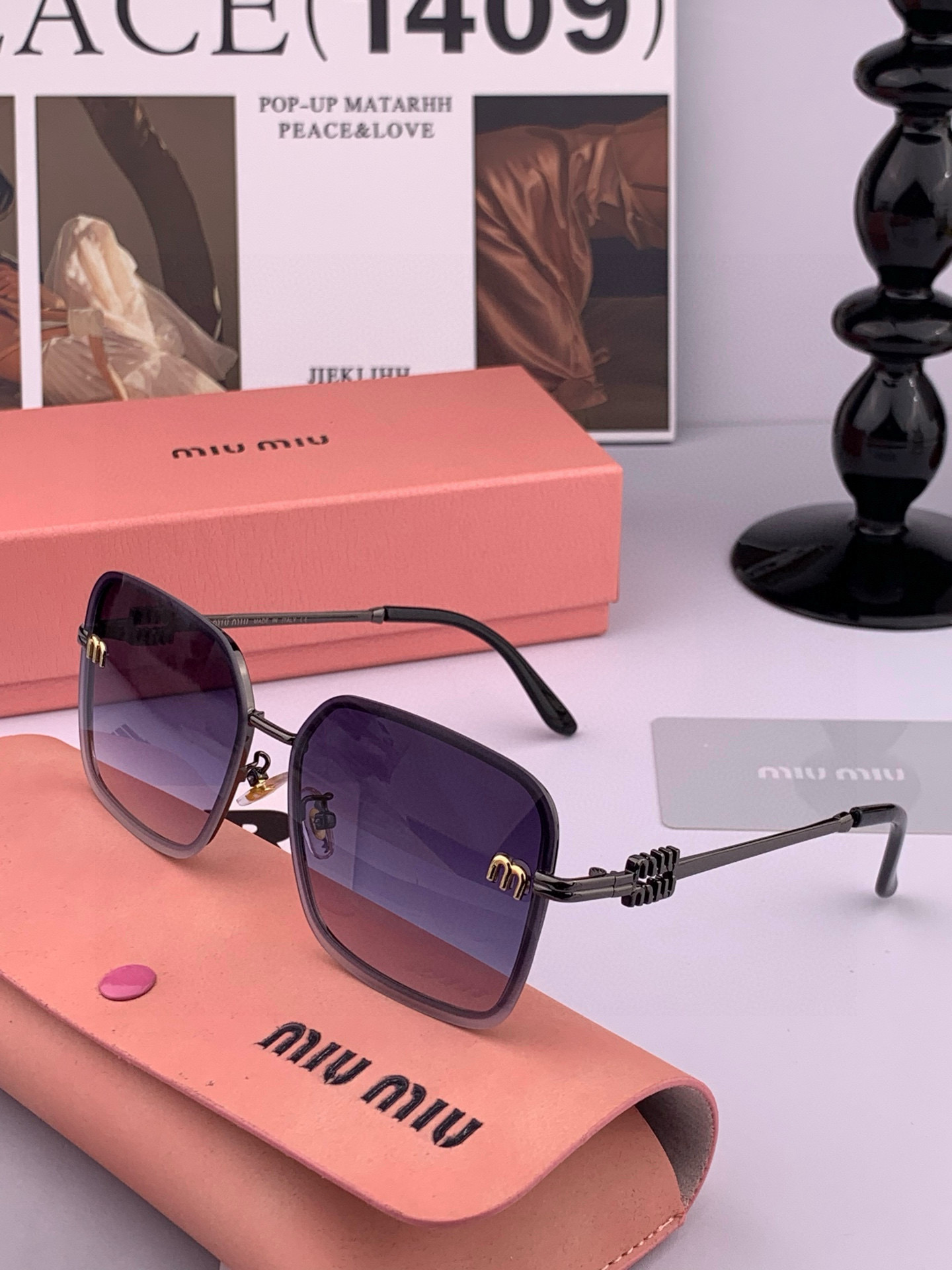 MIUMIU/缪缪🖇🖇2025开春新款🌟闪耀新款璀璨登台 ❤❤太阳镜潮品 精致个性设计简约时尚 专柜品质