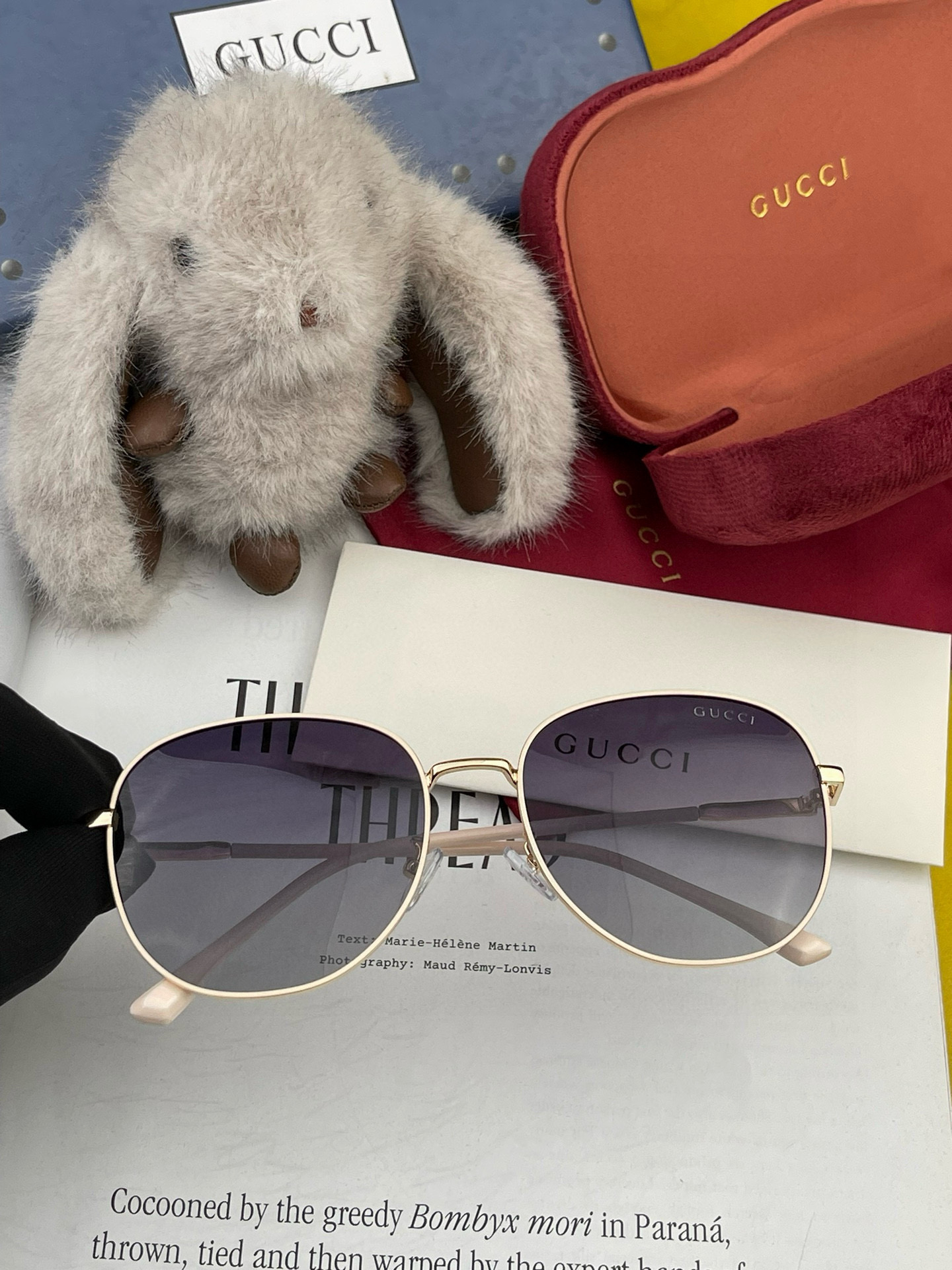 🔺 GUCCI🔻2024官方新款 众多明星同款[色]‼️‼️新款大框偏光墨镜 🌈🌈宝丽来超清加厚太阳镜🔝