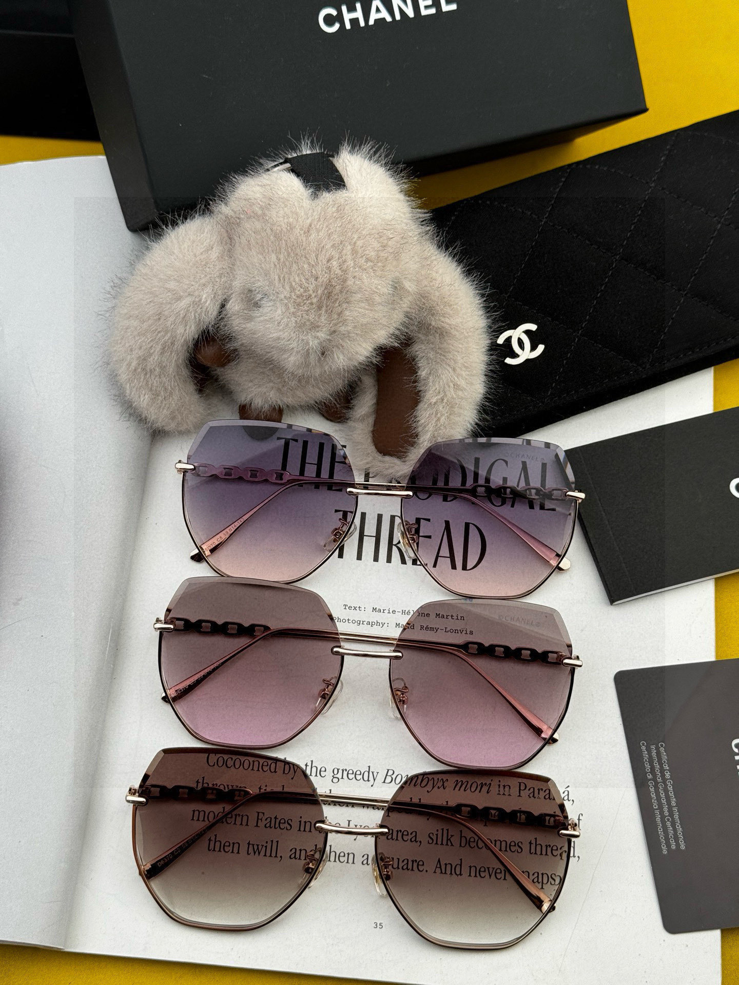 🔺 【香奈儿-尼龙偏光太阳镜】2025开春新款 潮流爆款 时尚多边形偏光太阳镜 高品质 佩戴舒适 网红潮