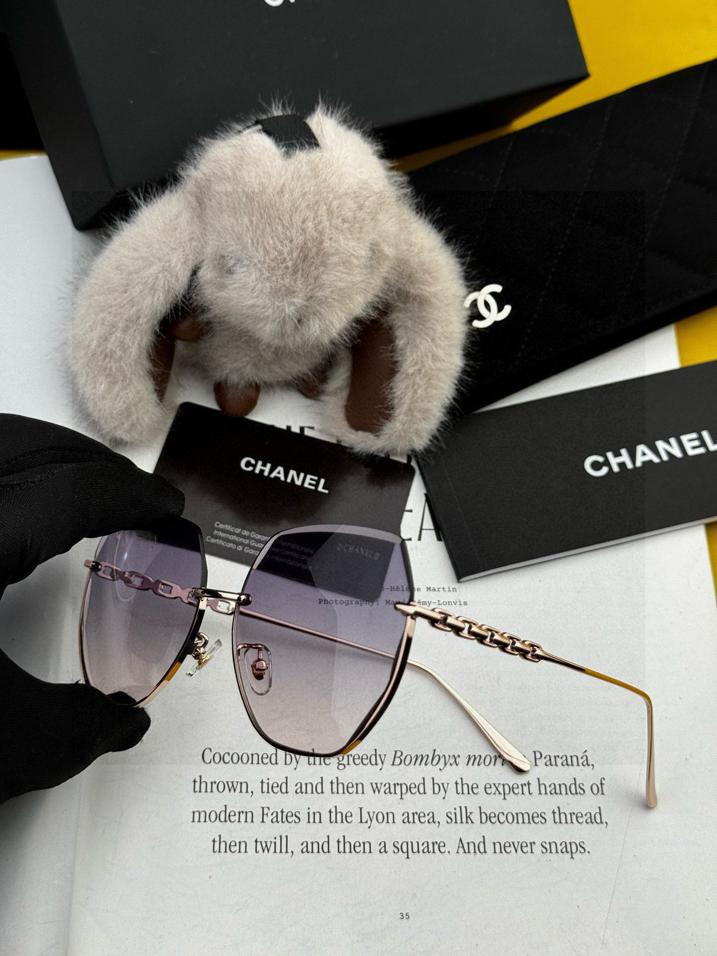 🔺 【香奈儿-尼龙偏光太阳镜】2025开春新款 潮流爆款 时尚多边形偏光太阳镜 高品质 佩戴舒适 网红潮