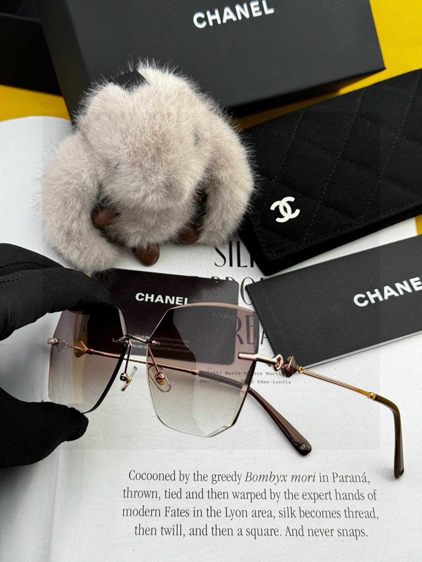 🔺 【香奈儿-尼龙偏光太阳镜】2025开春新款 潮流爆款 时尚多边形偏光太阳镜 高品质 佩戴舒适 网红潮