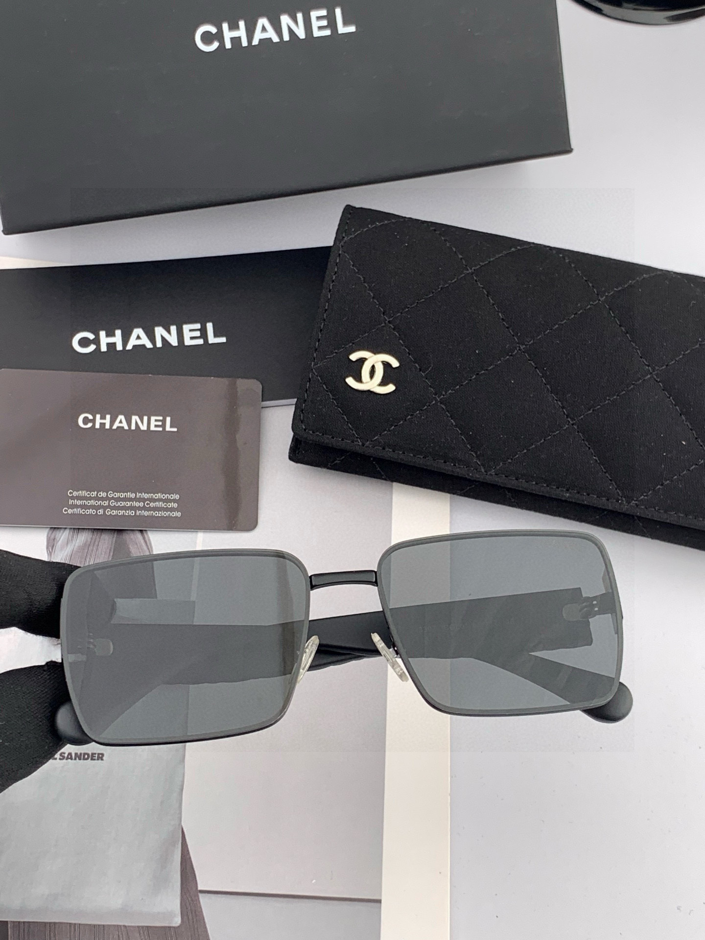 🔺 【香奈儿-尼龙偏光太阳镜】2025开春新款 潮流爆款 时尚尼龙偏光太阳镜 高品质 佩戴舒适 网红潮款