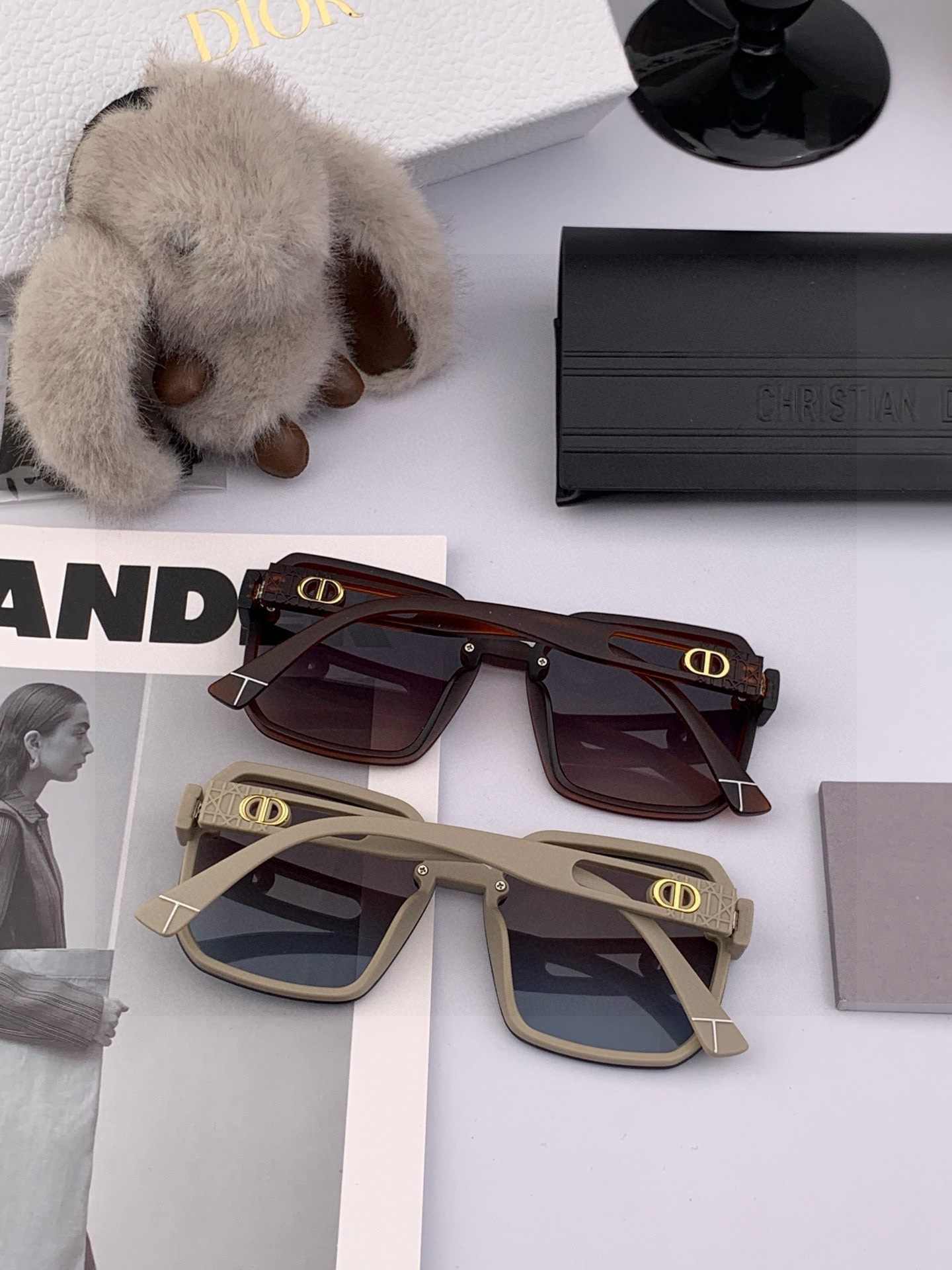 TR版本-偏光【独家大牌太阳镜无滤镜‼实拍上架 Dior官网最新发布新款太阳镜🕶，注意⚠我们是高清镜片，