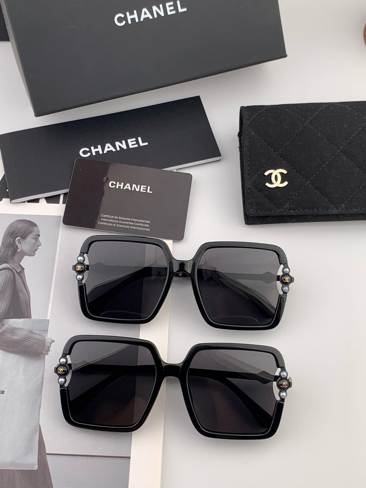 新品CHANEL 香奈儿太阳镜以独特魅力和前卫风格诠释春夏最新眼镜，质感超好佩带舒适 型号：CH5236