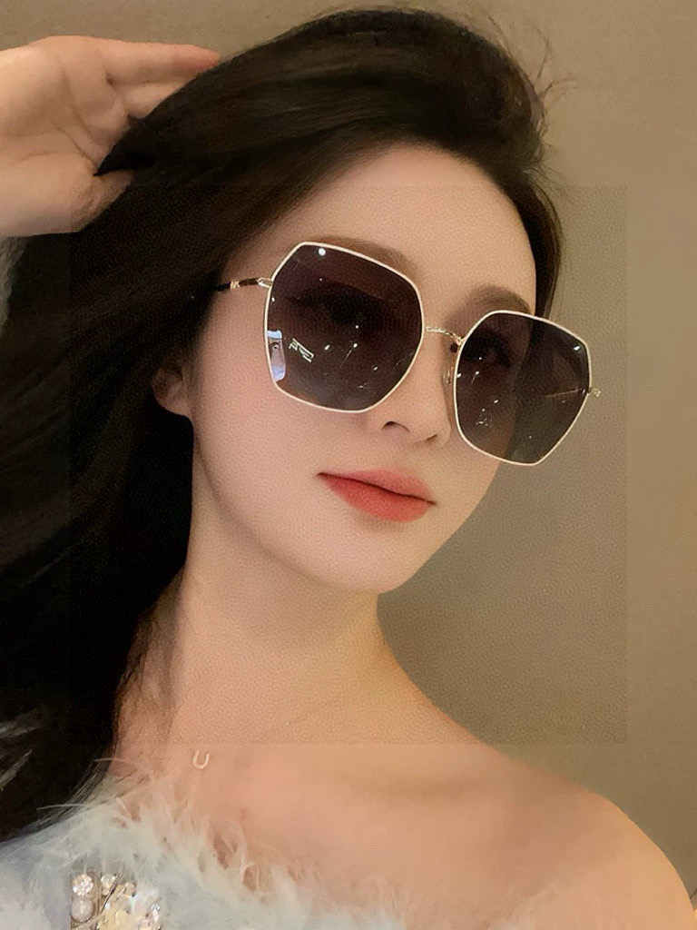 🔺 【GUCCI-偏光太阳镜】2025开春新款 潮流爆款 时尚圆框偏光太阳镜 高品质 佩戴舒适 网红潮款