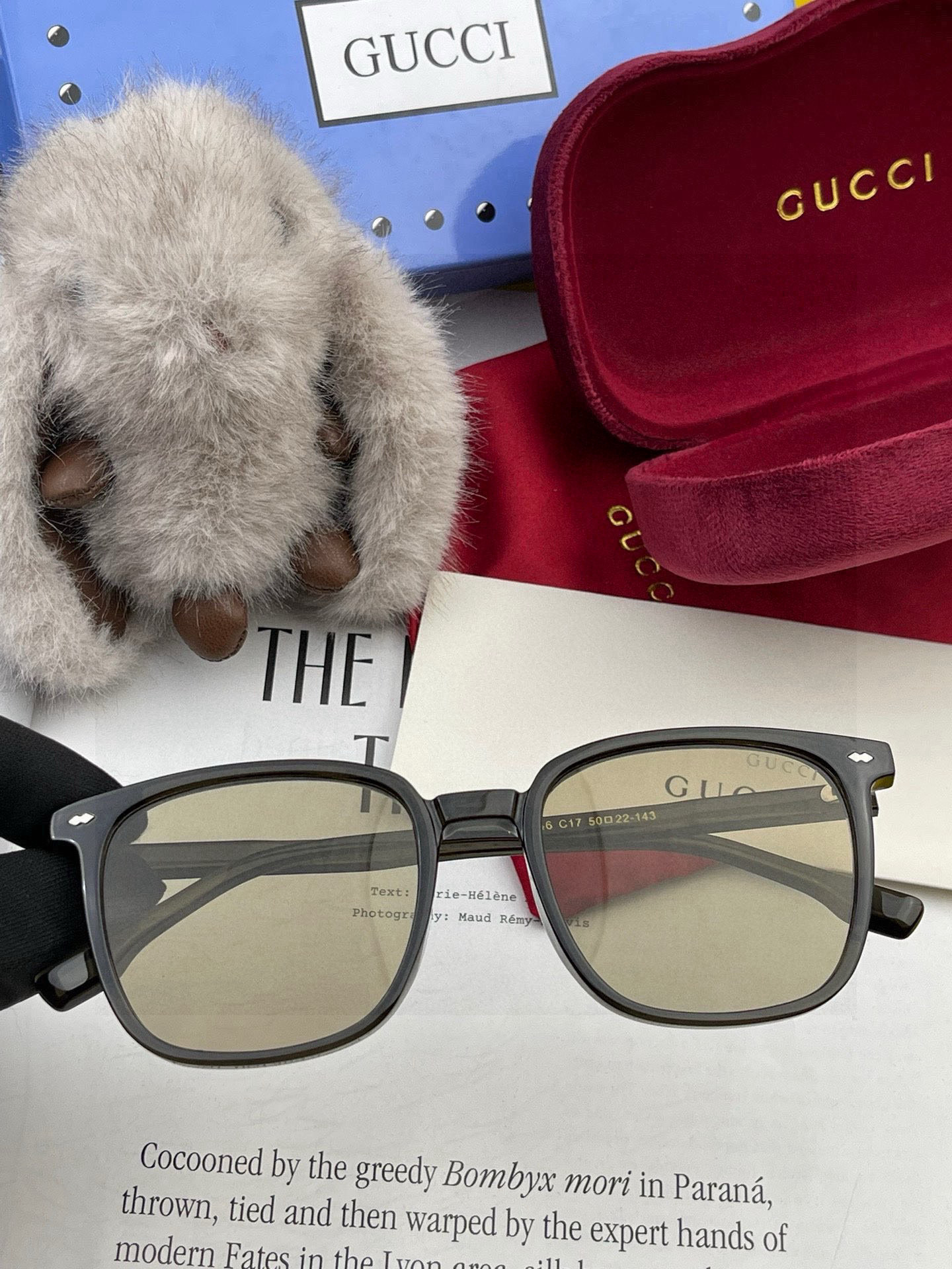 🔺 【GUCCI】2025开春新款 潮流爆款 时尚方框偏光太阳镜 高品质 佩戴舒适 网红潮款墨镜 女士高