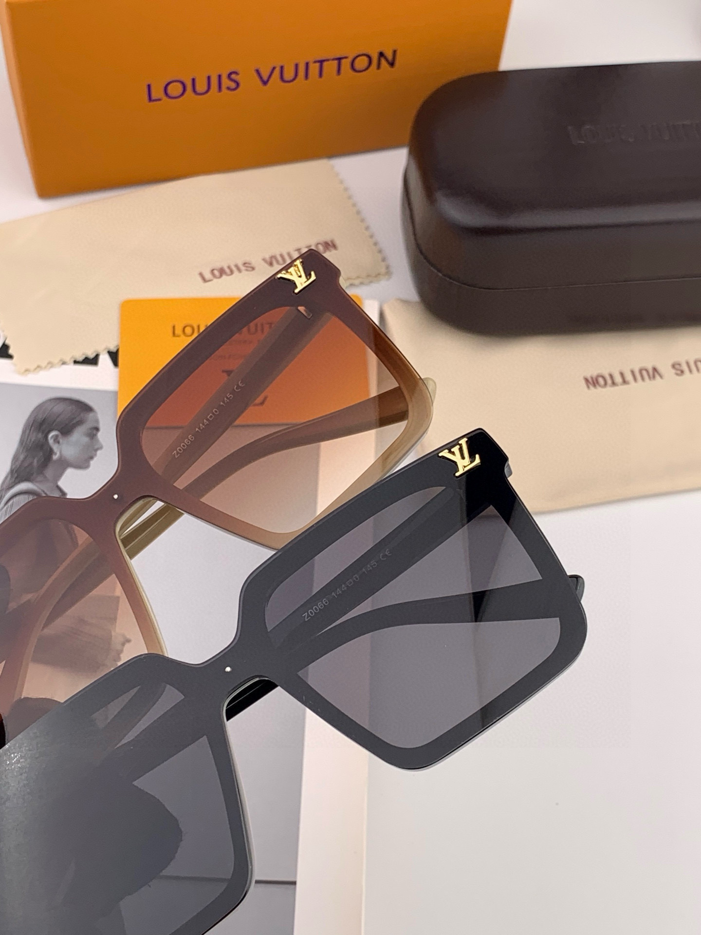 🔺LV🔻2025早春新款，众多明星同款[色]LV‼️‼️新款大框墨镜 ，🌈🌈宝丽来超清太阳镜🔝🔝型号：L