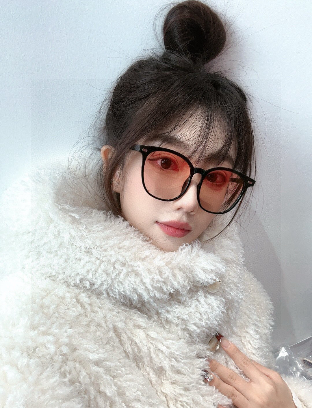 【TR偏光系列】Gucci 经典的圆框设计，情侣款不挑脸型，无论搭配大衣还是连衣裙都非常显气质偏光镜片预