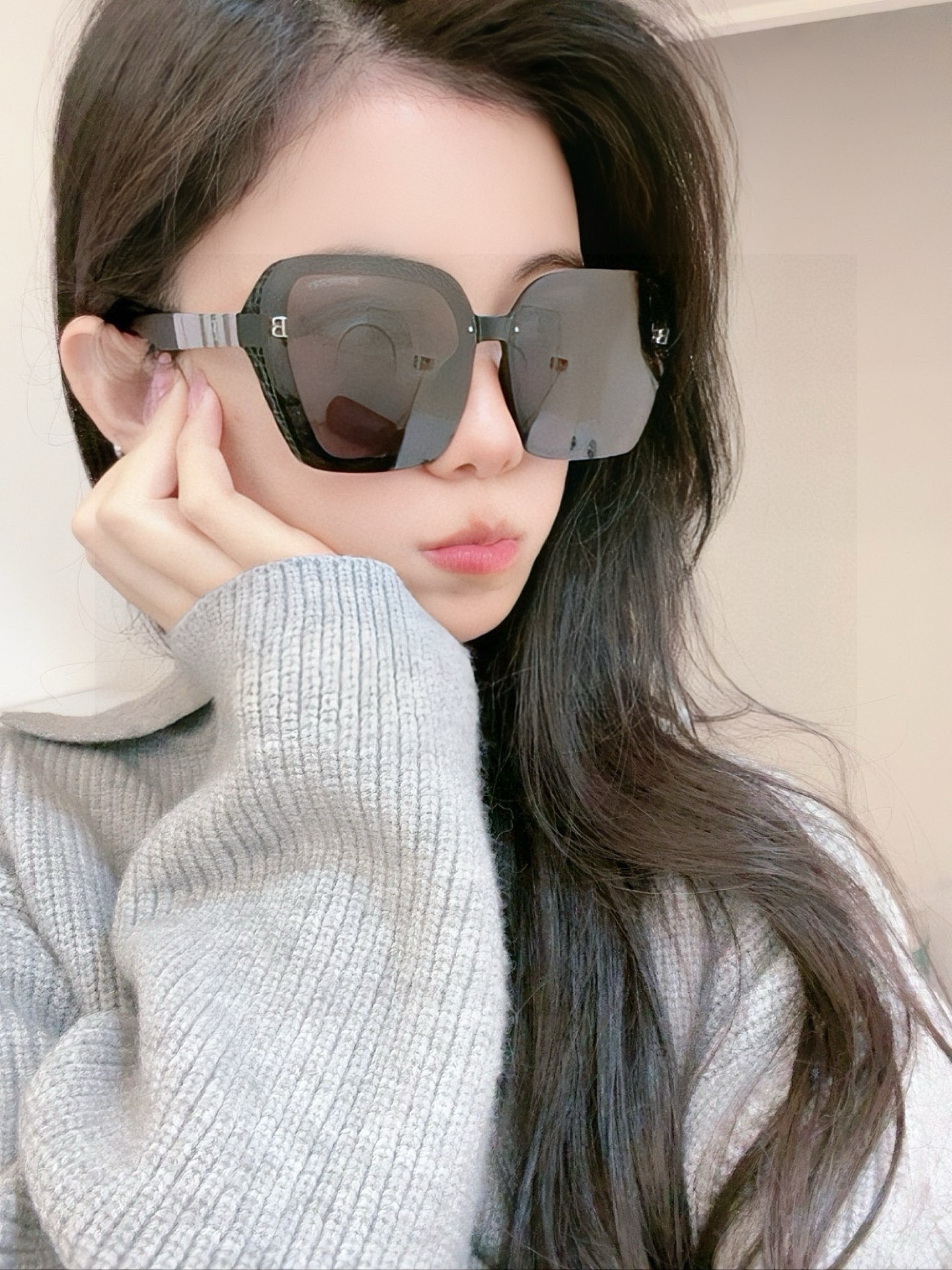 【偏光系列太阳镜】🎈原版出货 巴宝莉网红超爆款💙经典奢华全球风[强][酷][亲亲] 时尚方框太阳镜[得意