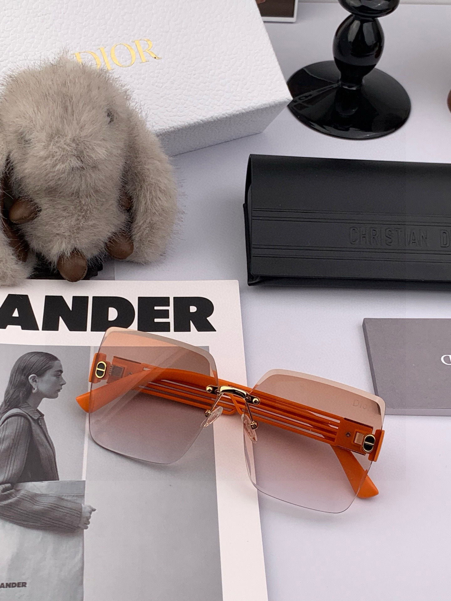 🔺 【GUCCI】2025开春新款 潮流爆款 时尚方框偏光太阳镜 高品质 佩戴舒适 网红潮款墨镜 女士高