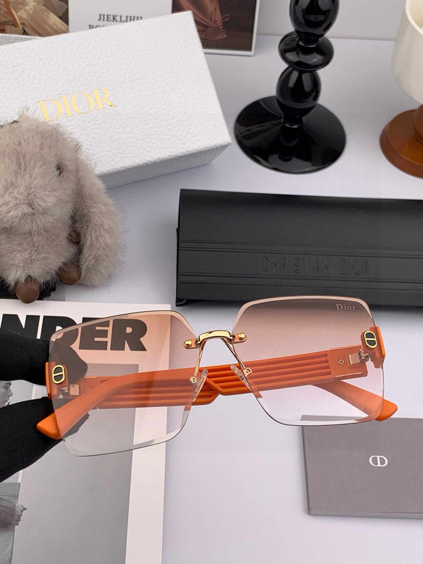 🔺 【GUCCI】2025开春新款 潮流爆款 时尚方框偏光太阳镜 高品质 佩戴舒适 网红潮款墨镜 女士高