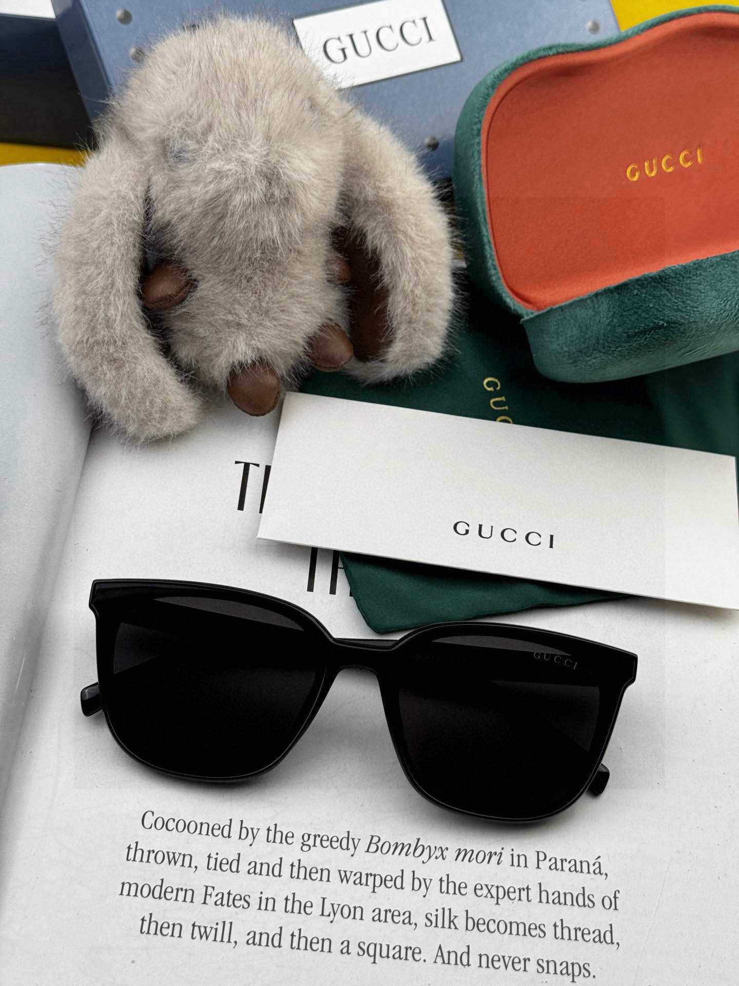 🔺 【GUCCI】2025开春新款 潮流爆款 时尚方框偏光太阳镜 高品质 佩戴舒适 网红潮款墨镜 女士高