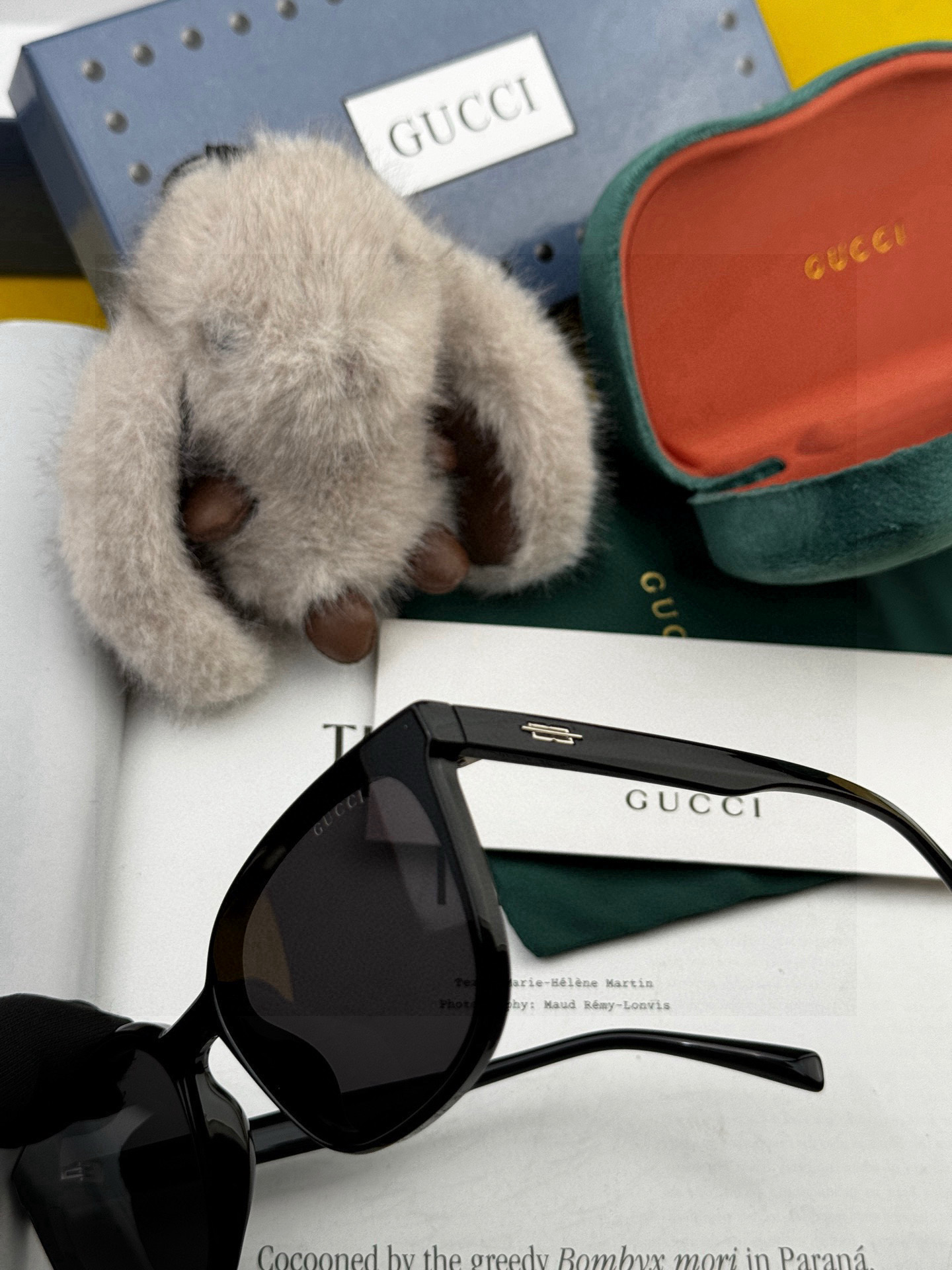 🔺 【GUCCI】2025开春新款 潮流爆款 时尚方框偏光太阳镜 高品质 佩戴舒适 网红潮款墨镜 女士高