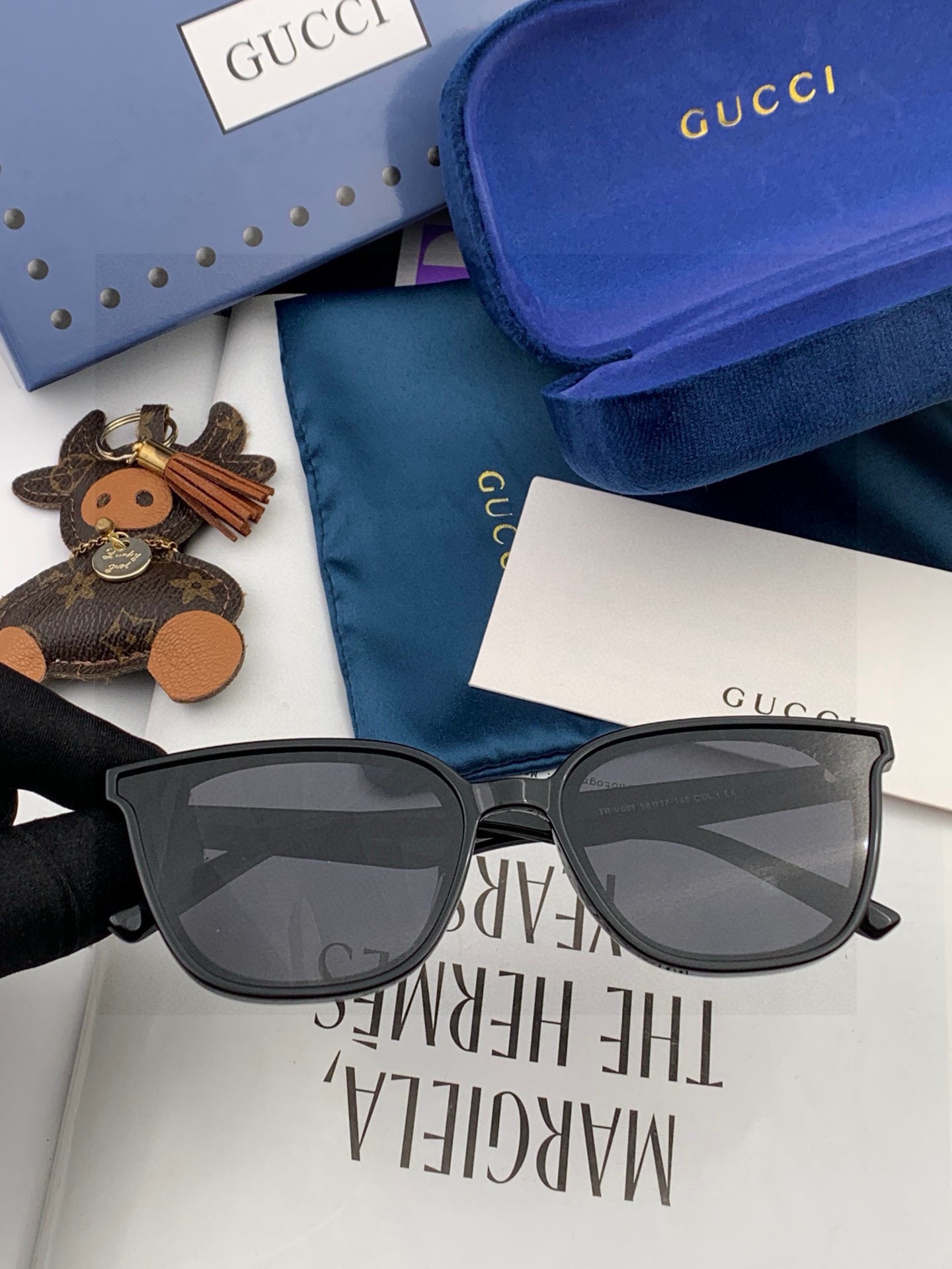 🔺GUCCI🔻古驰 GG方框太阳镜 完美品质 🎓独特设计 适合各种脸型 亮相时装周 超时尚百搭 实物精致