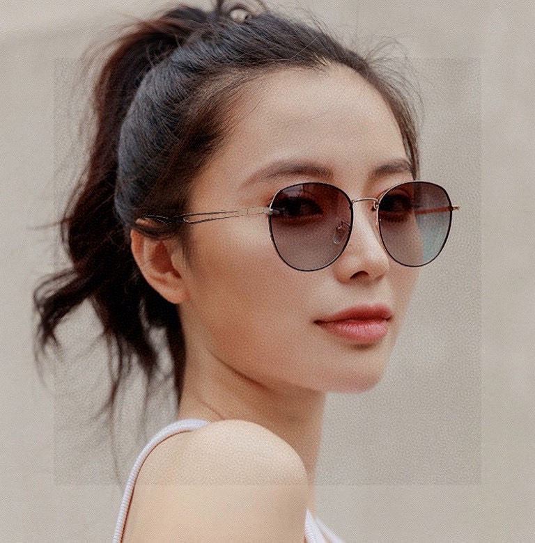 GUCCI 2025开春新款 最新款圆框太阳镜 各路网红纷纷带起气场满分‼️ 俏皮甜美.上脸效果更佳.金