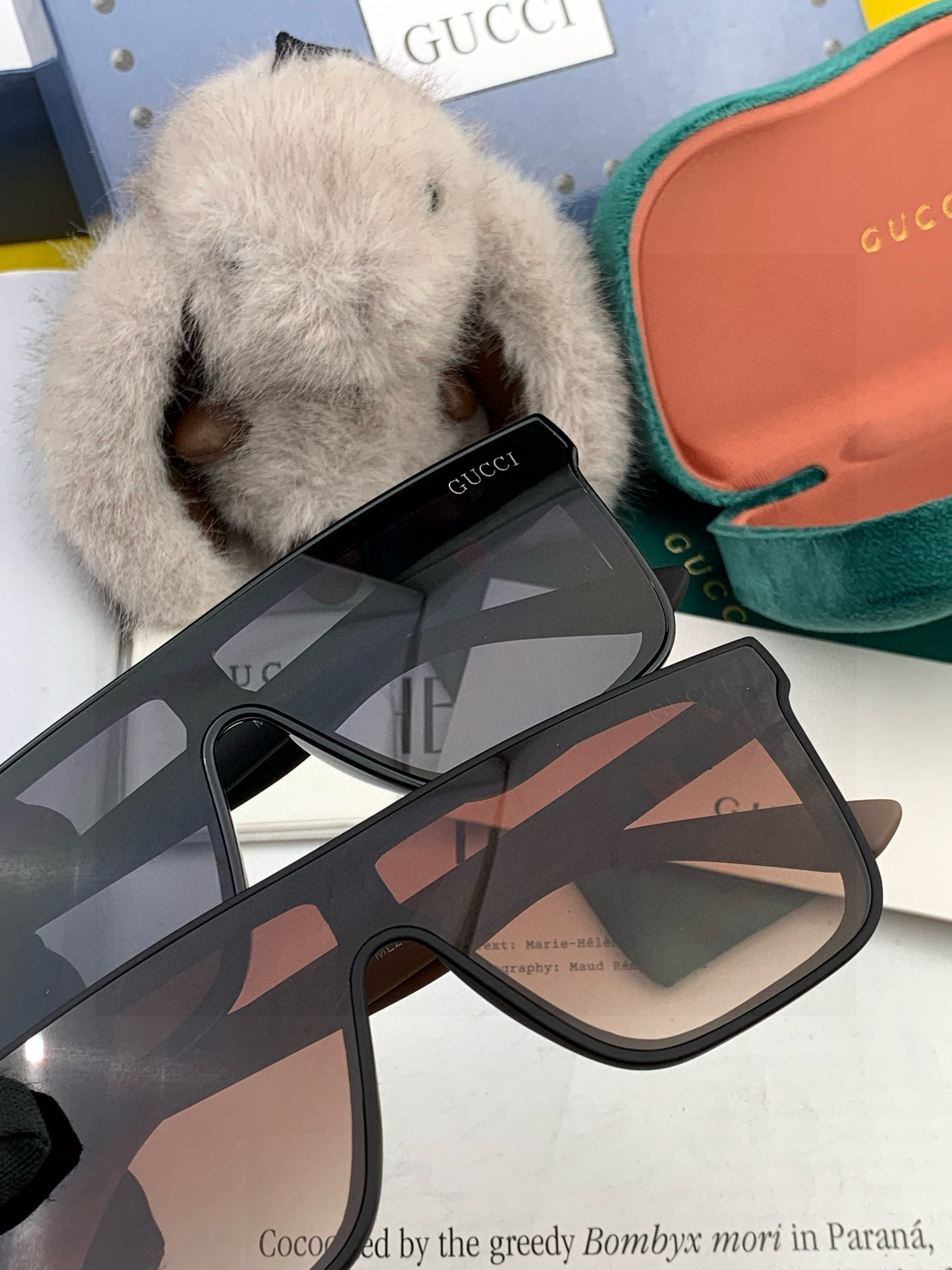 Gucci 。 高品质男女款墨镜 👍 。 开车钓鱼都可 。百搭显瘦墨镜韩版男士飞行员大框司机开车防紫外线