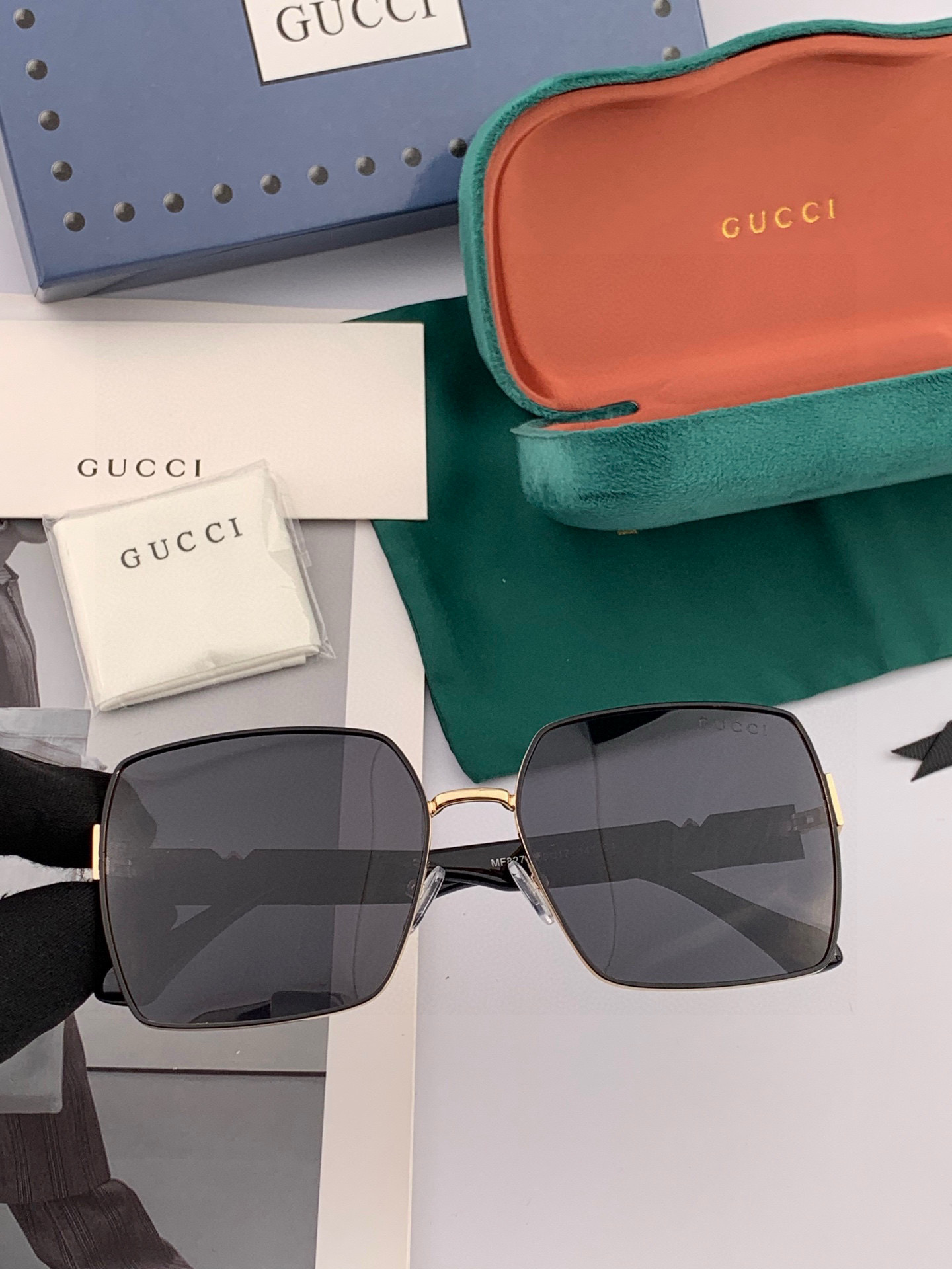 2025新款！新款出货！女士高清加厚偏光太阳镜🕶️ 🎉💍新款GUCCI偏光太阳镜[得意]开车驾驶镜时尚墨