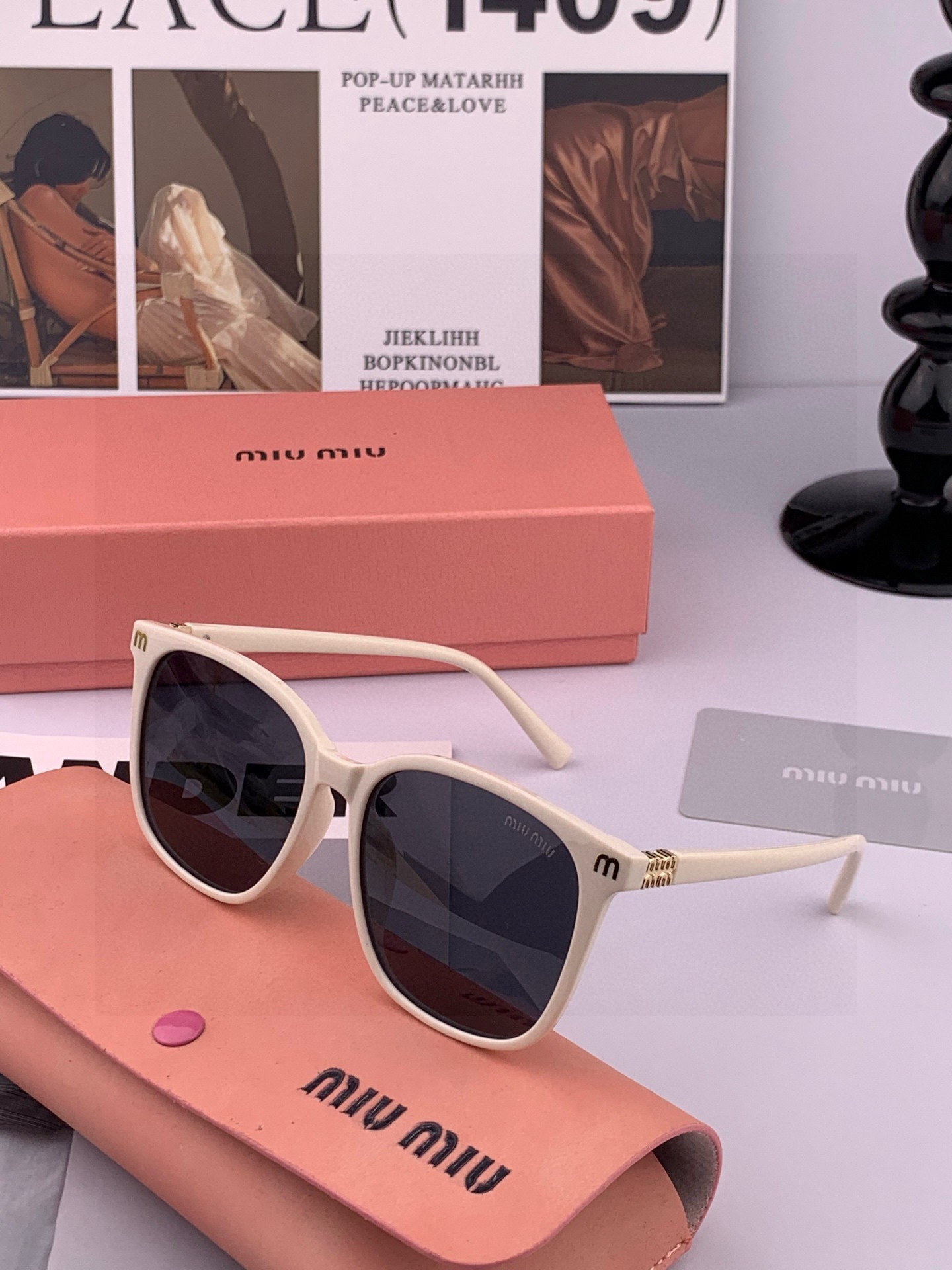 MIUMIU/缪缪🖇🖇2025🌟闪耀新款璀璨登台 ❤❤太阳镜潮品 精致个性设计简约时尚 专柜品质值得拥有