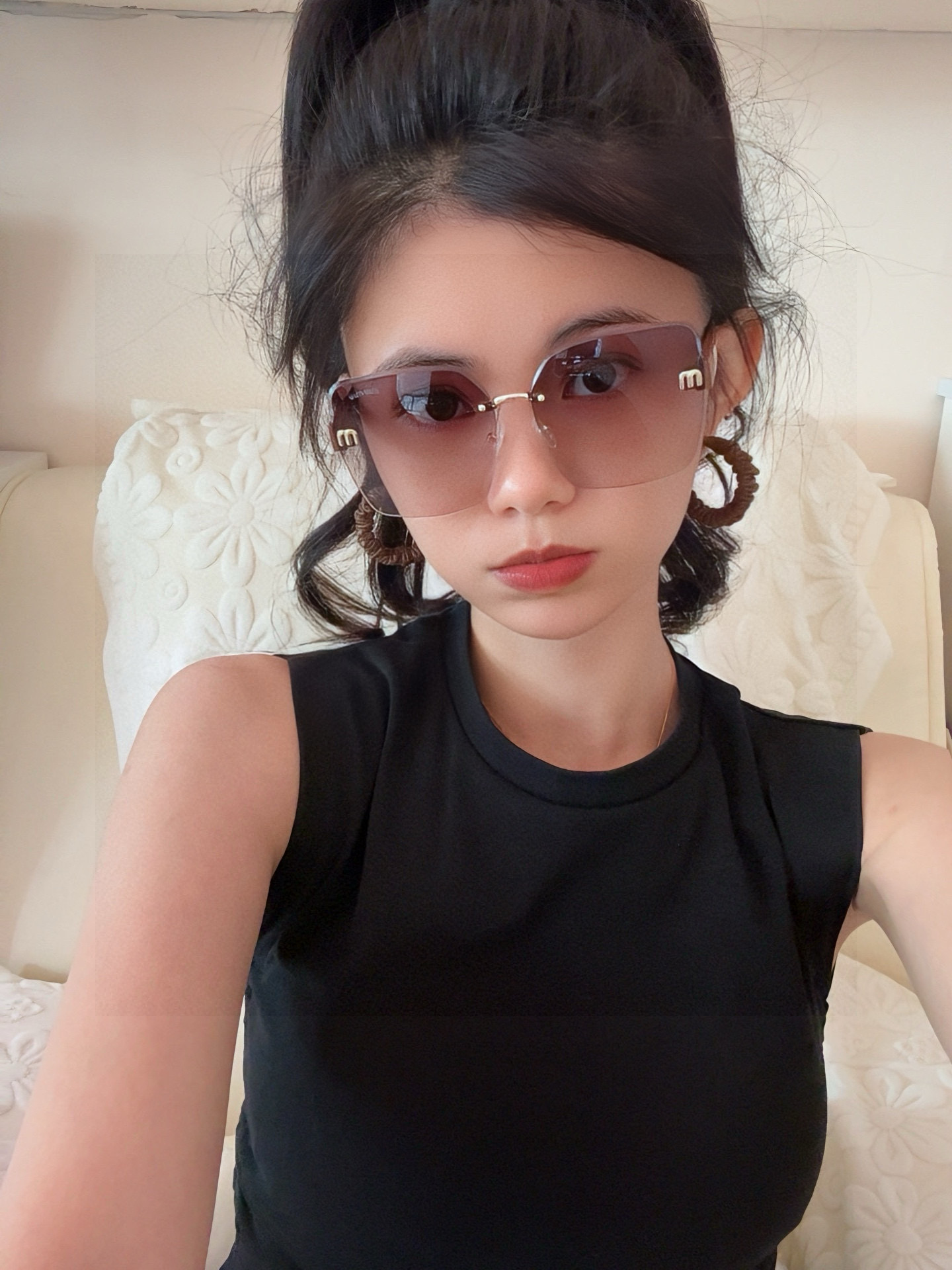 MIUMIU/缪缪🖇🖇2025开春新款🌟闪耀新款璀璨登台 ❤❤太阳镜潮品 精致个性设计简约时尚 专柜品质