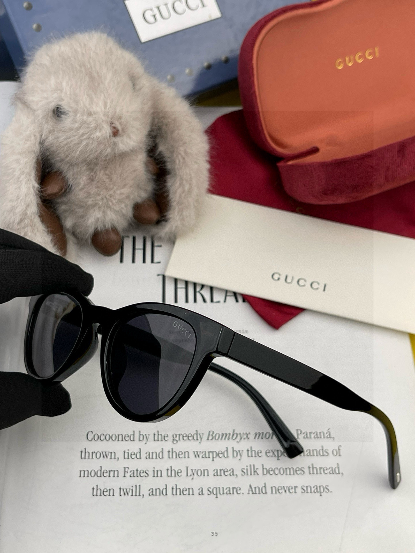 【TR偏光系列】Gucci 经典的小框设计，情侣款不挑脸型，无论搭配大衣还是连衣裙都非常显气质偏光镜片预