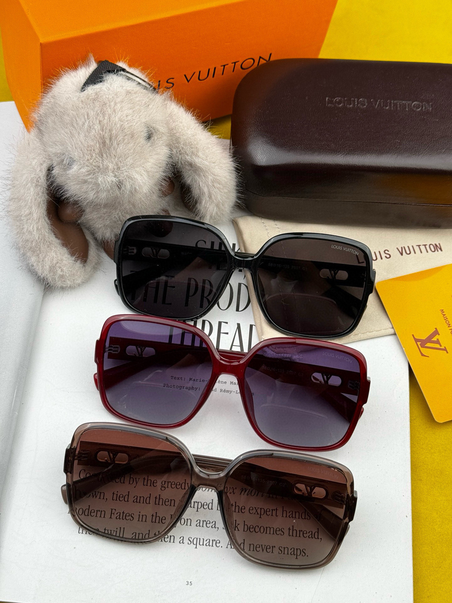 【TR偏光系列】lv大框太阳镜墨镜经典的方框设计，不挑脸型，无论搭配大衣还是连衣裙都非常显气质偏光镜片预