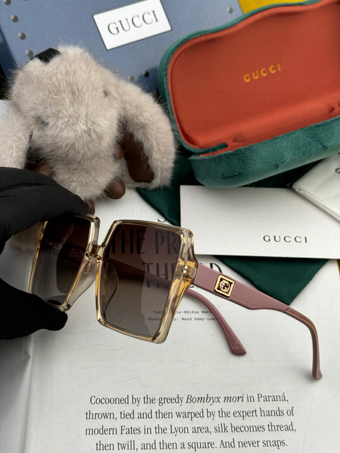 2025新款！新款出货！女士高清加厚偏光太阳镜🕶️ 🎉💍新款GUCCI偏光太阳镜[得意]开车驾驶镜时尚墨