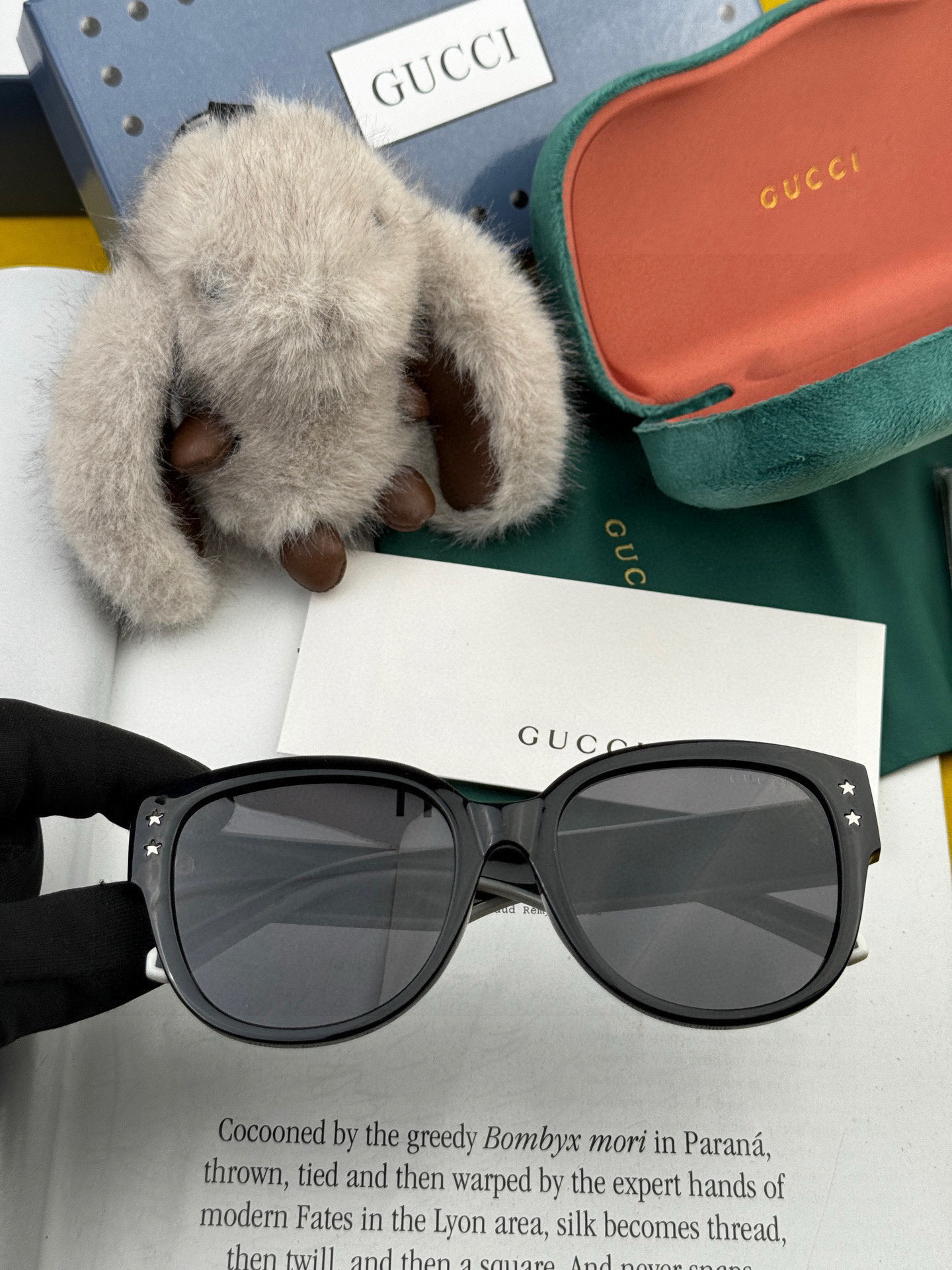 🔺 【GUCCI-偏光太阳镜】2025开春新款 潮流爆款 时尚圆框偏光太阳镜 高品质 佩戴舒适 网红潮款