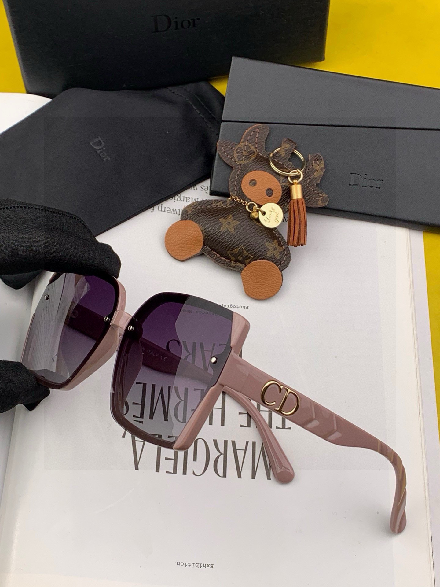 TR版本-偏光【独家大牌太阳镜无滤镜‼实拍上架 Dior官网最新发布新款太阳镜🕶，注意⚠我们是高清镜片 