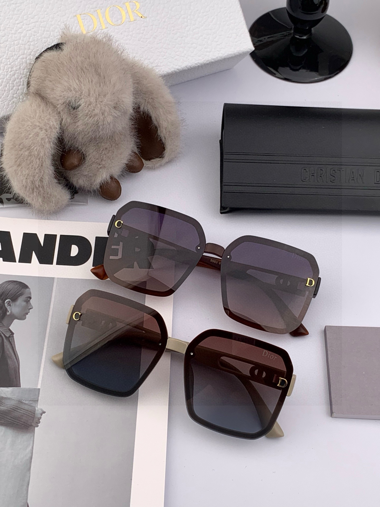 TR版本-偏光【独家大牌太阳镜无滤镜‼实拍上架 Dior官网最新发布新款太阳镜🕶，注意⚠我们是高清镜片，
