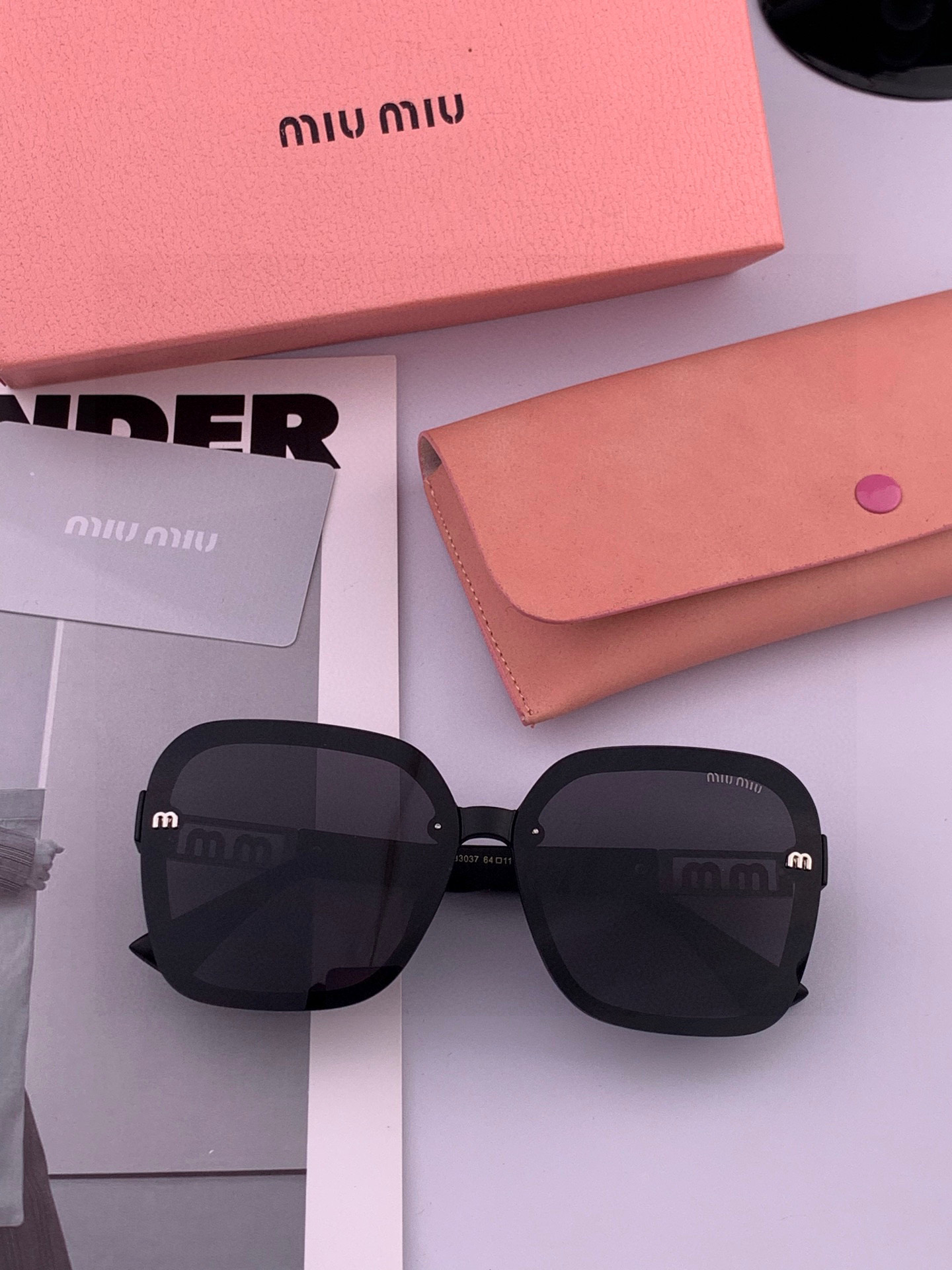 MIUMIU/缪缪🖇🖇2025开春新款🌟闪耀新款璀璨登台 ❤❤太阳镜潮品 精致个性设计简约时尚 专柜品质