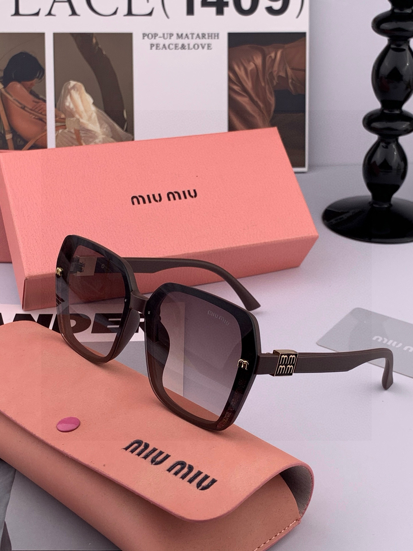 MIUMIU/缪缪🖇🖇2025开春新款🌟闪耀新款璀璨登台 ❤❤太阳镜潮品 精致个性设计简约时尚 专柜品质