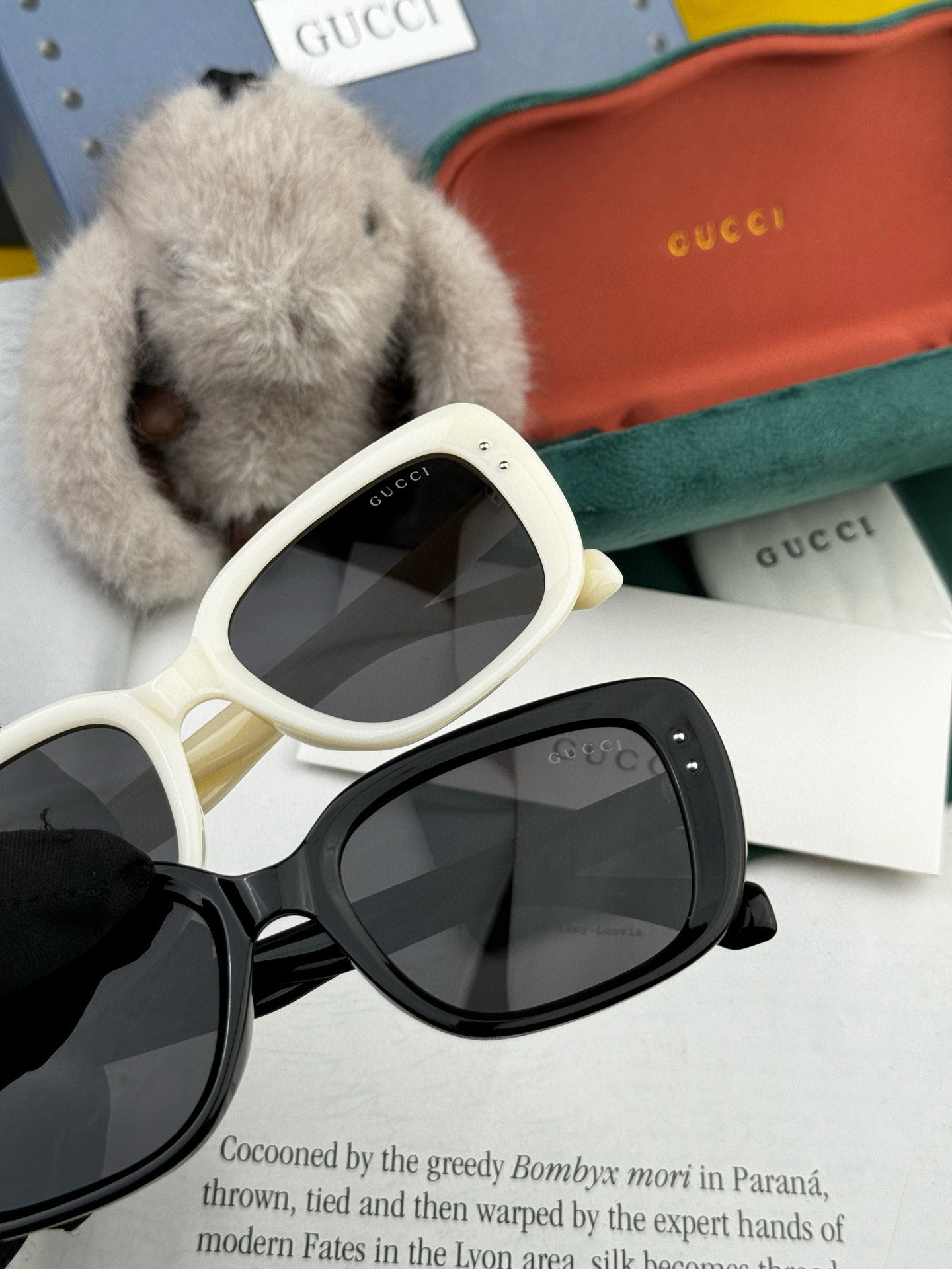 🔺 【GUCCI】2025开春新款 潮流爆款 时尚方框偏光太阳镜 高品质 佩戴舒适 网红潮款墨镜 型号：