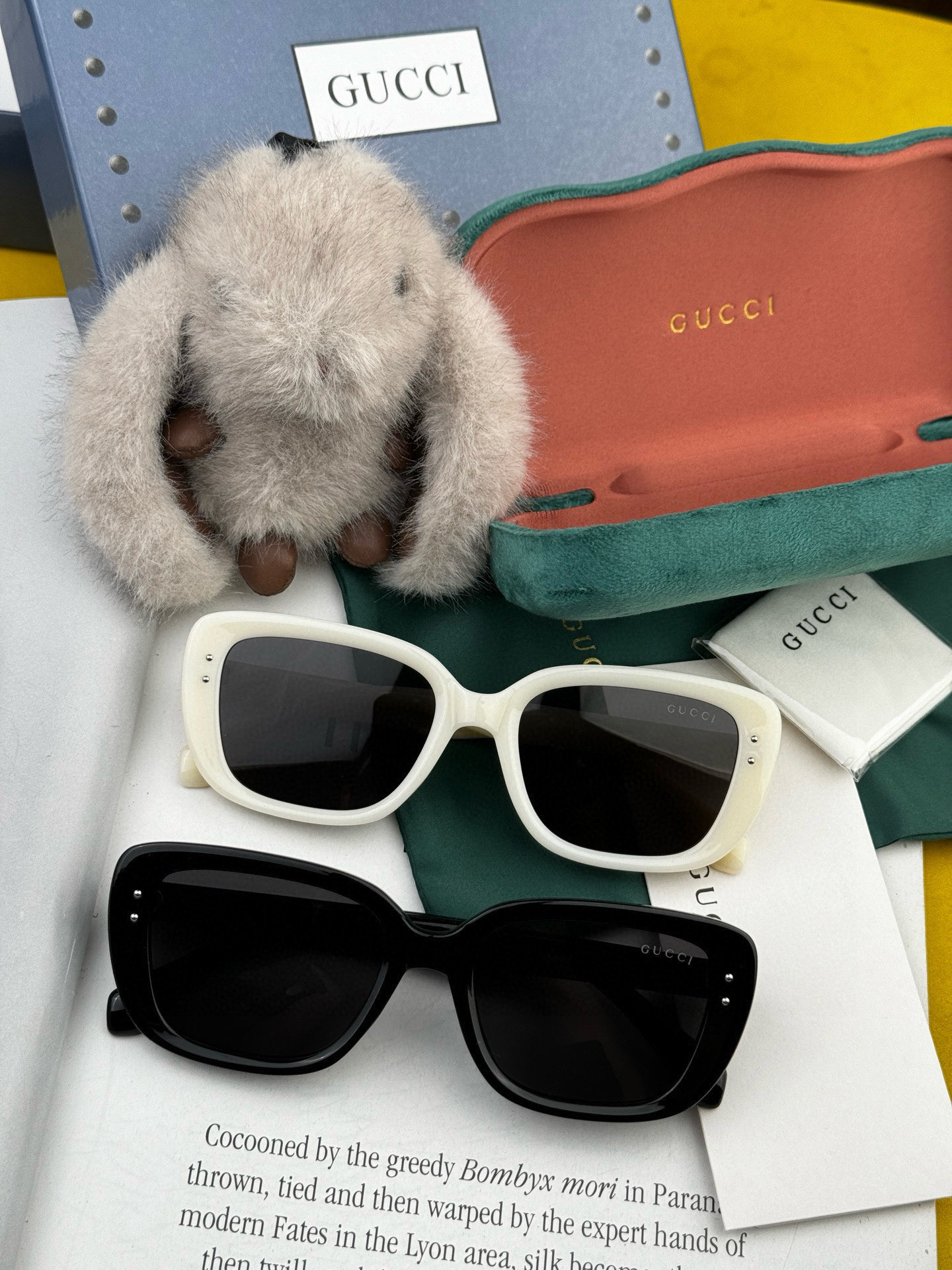 🔺 【GUCCI】2025开春新款 潮流爆款 时尚方框偏光太阳镜 高品质 佩戴舒适 网红潮款墨镜 型号：